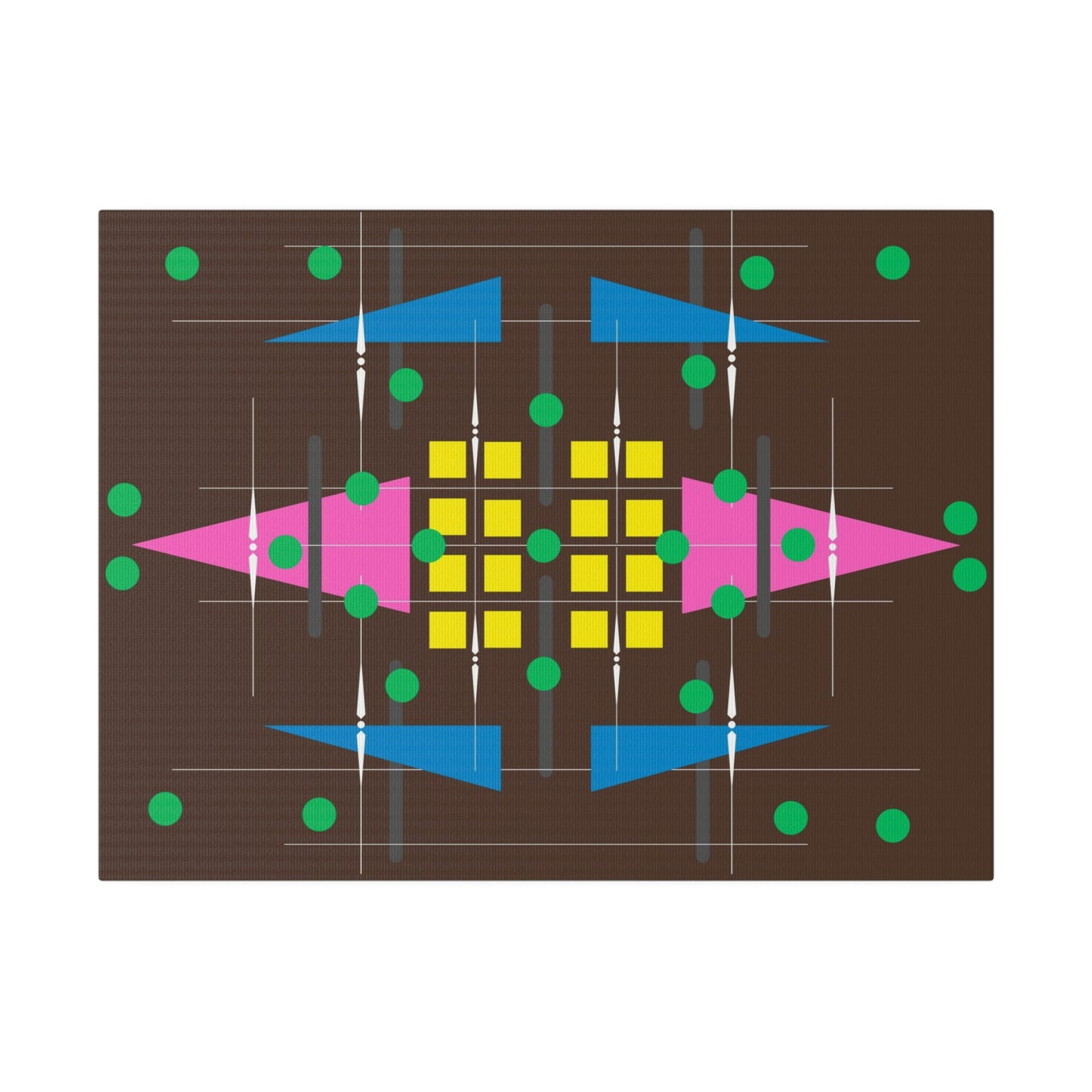Aztek Maze - Universal Schematics 5: Geometric Abstract Deco Inspired Wall Art