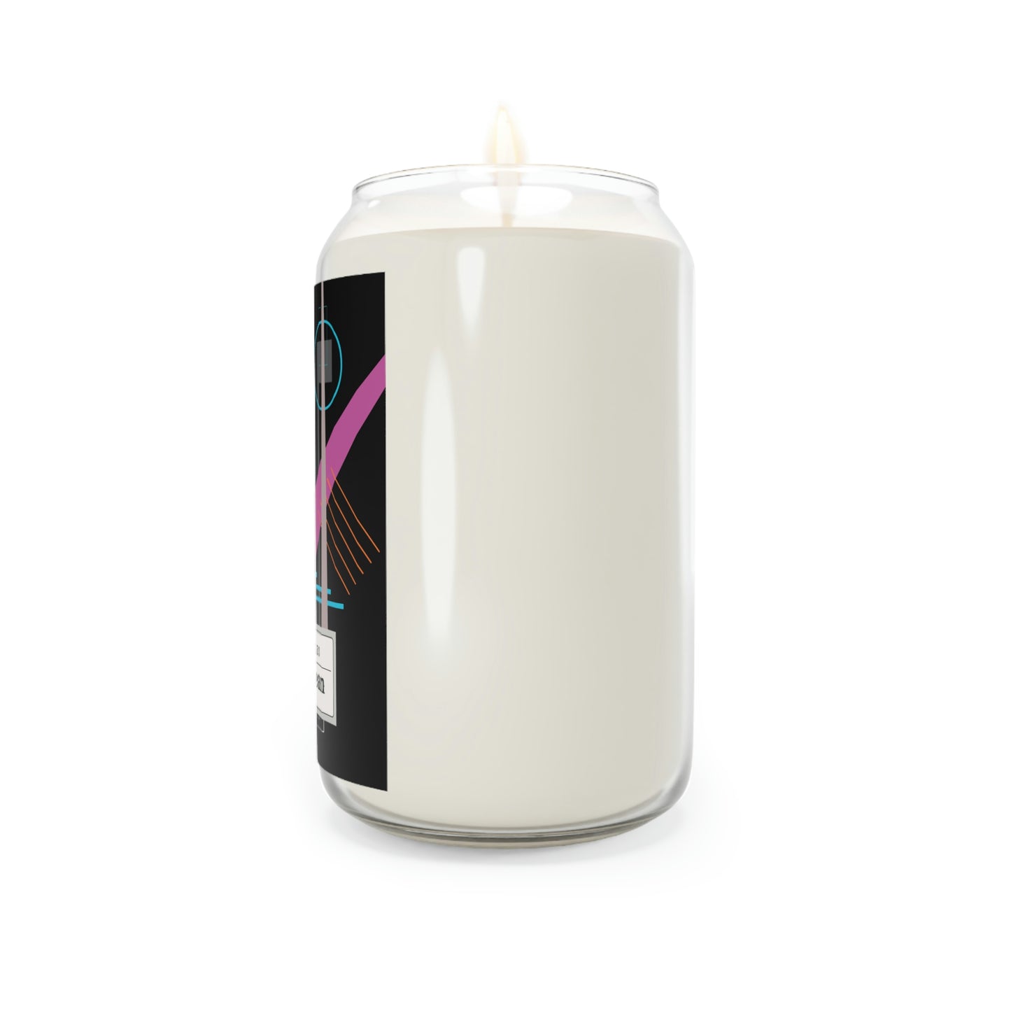 Wicked Candles Take OFF Neon Black Large Soy Candle, 13.75oz