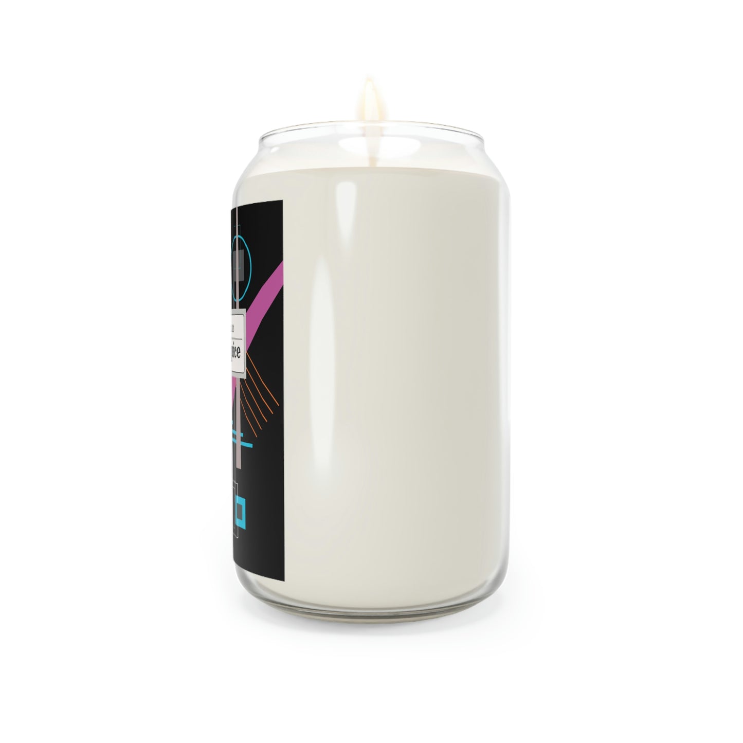 Wicked Candles Take OFF Neon Black Large Soy Candle, 13.75oz