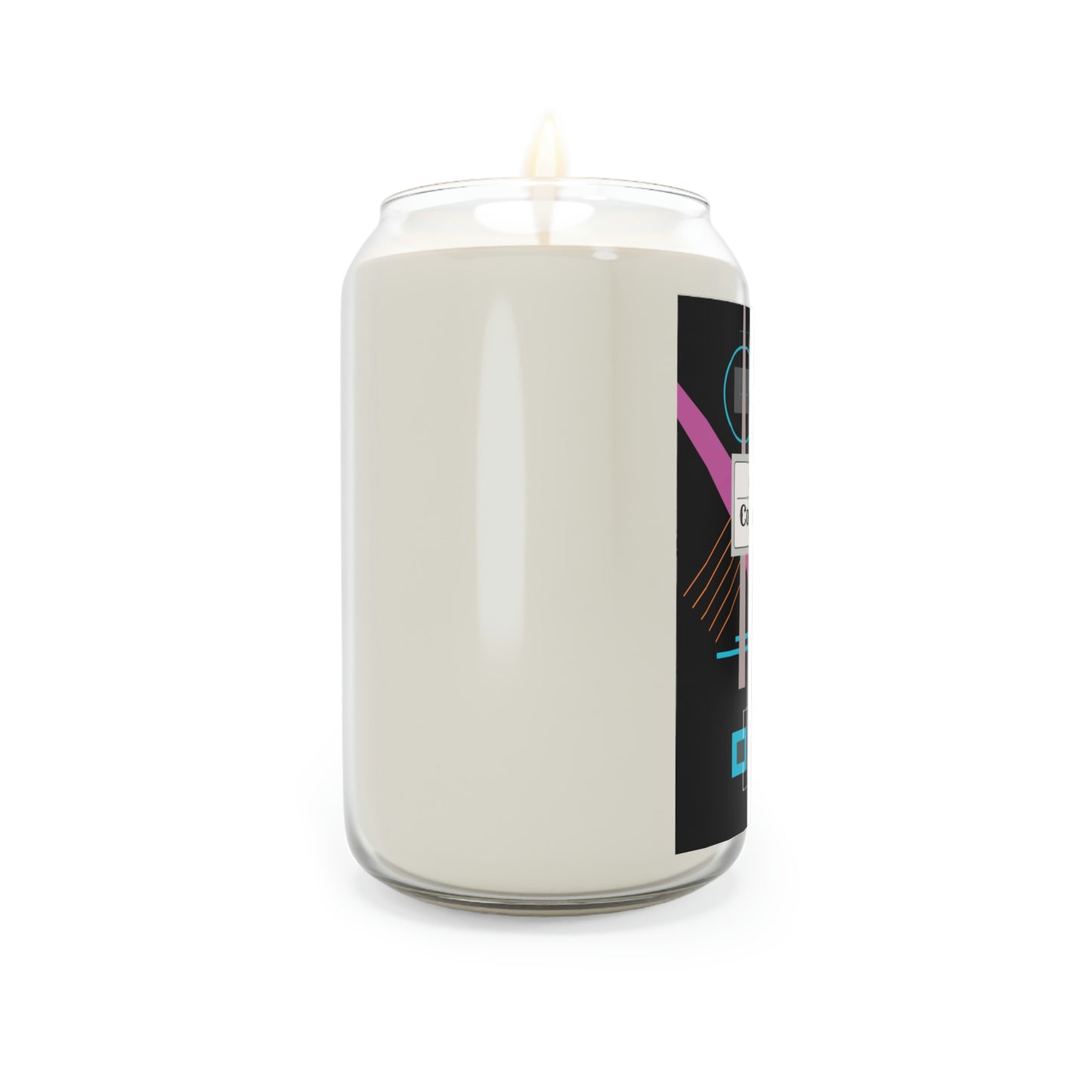 Wicked Candles Take OFF Neon Black Large Soy Candle, 13.75oz