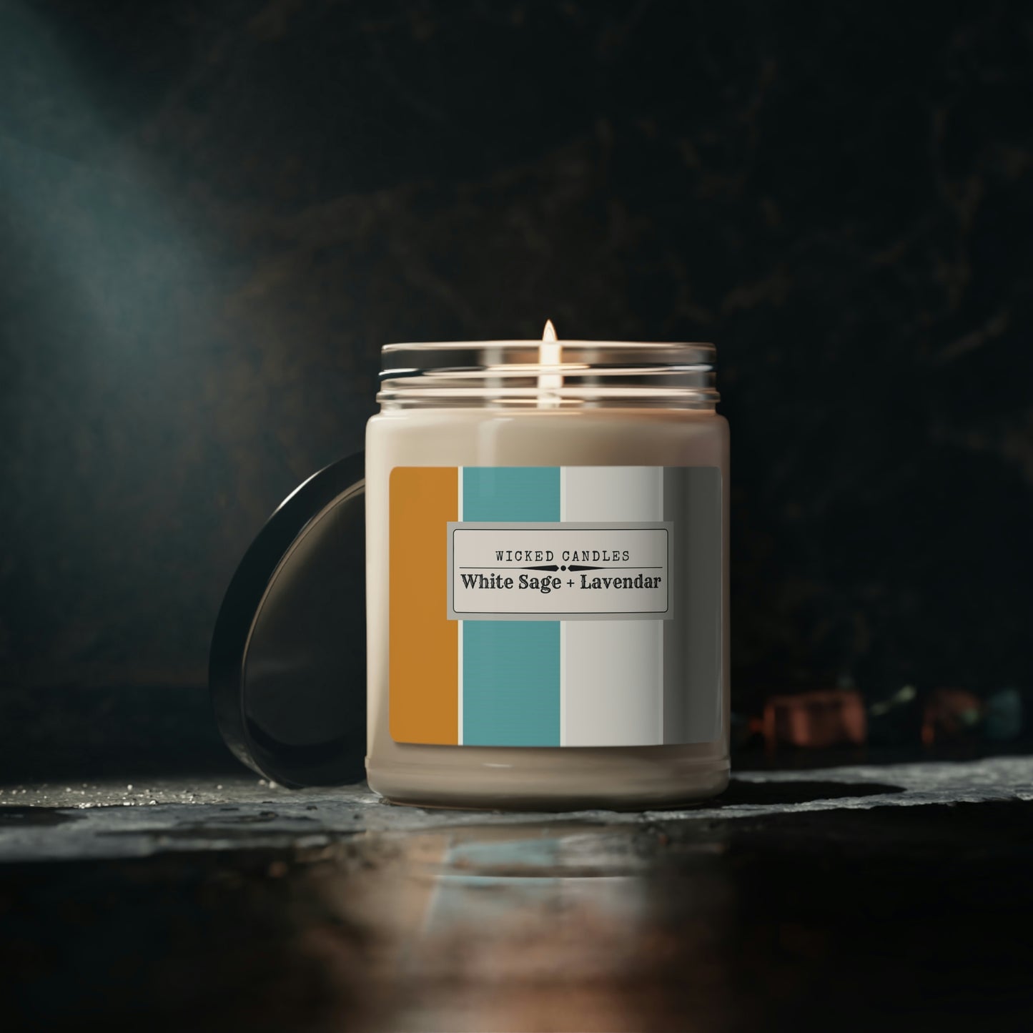 Wicked Candles Color Bloc: Scented Soy Candle, 9oz