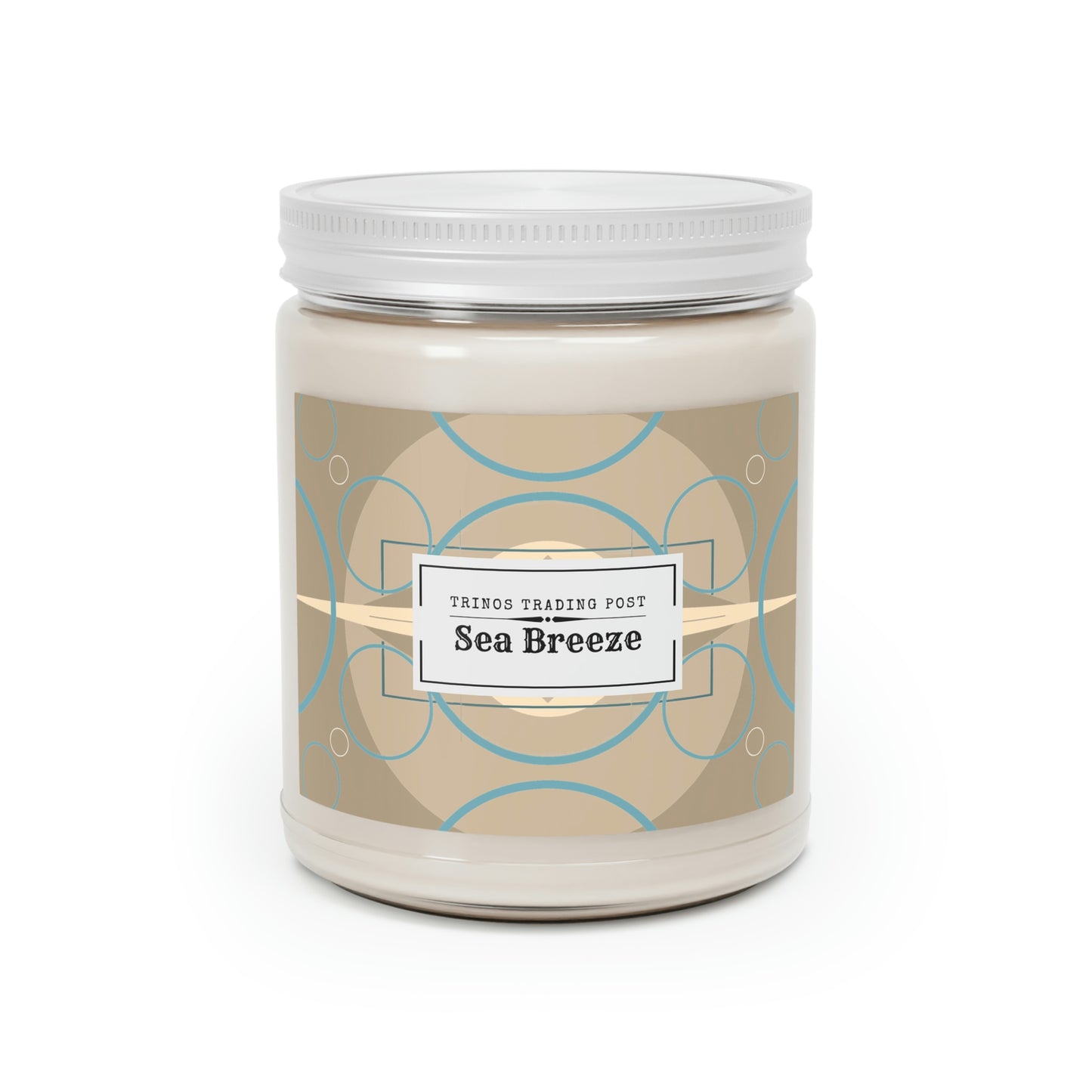 Wicked Candles Deco Beige Oscillation Scented Soy Candles, 9oz
