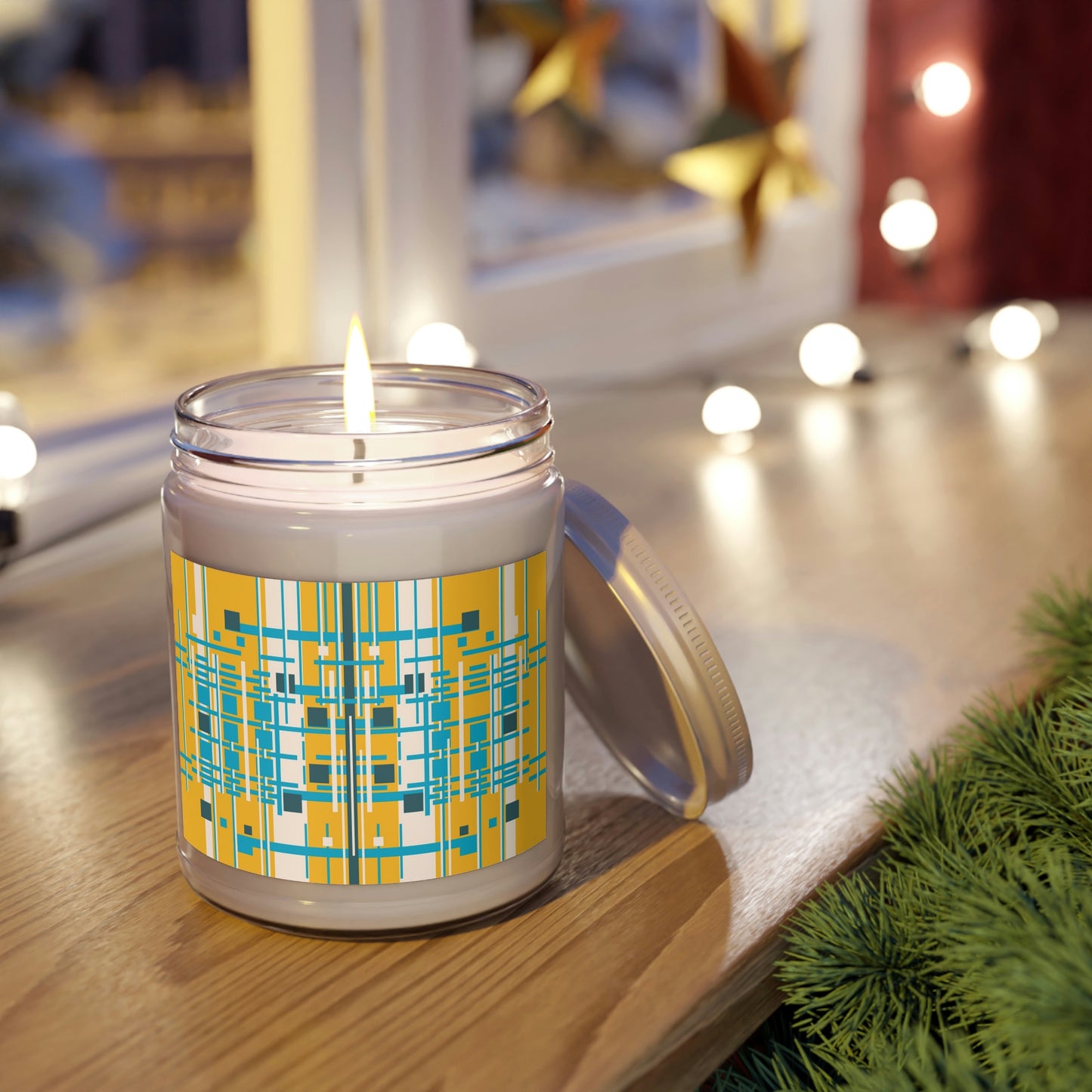 Wicked Candles Lemon Yellow Bamboo-Inspired 9oz Soy Candle
