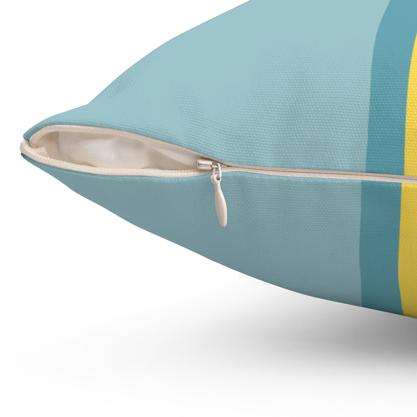 Quadrant 2 - The Flat Line Series: Spun Polyester Square Pillow
