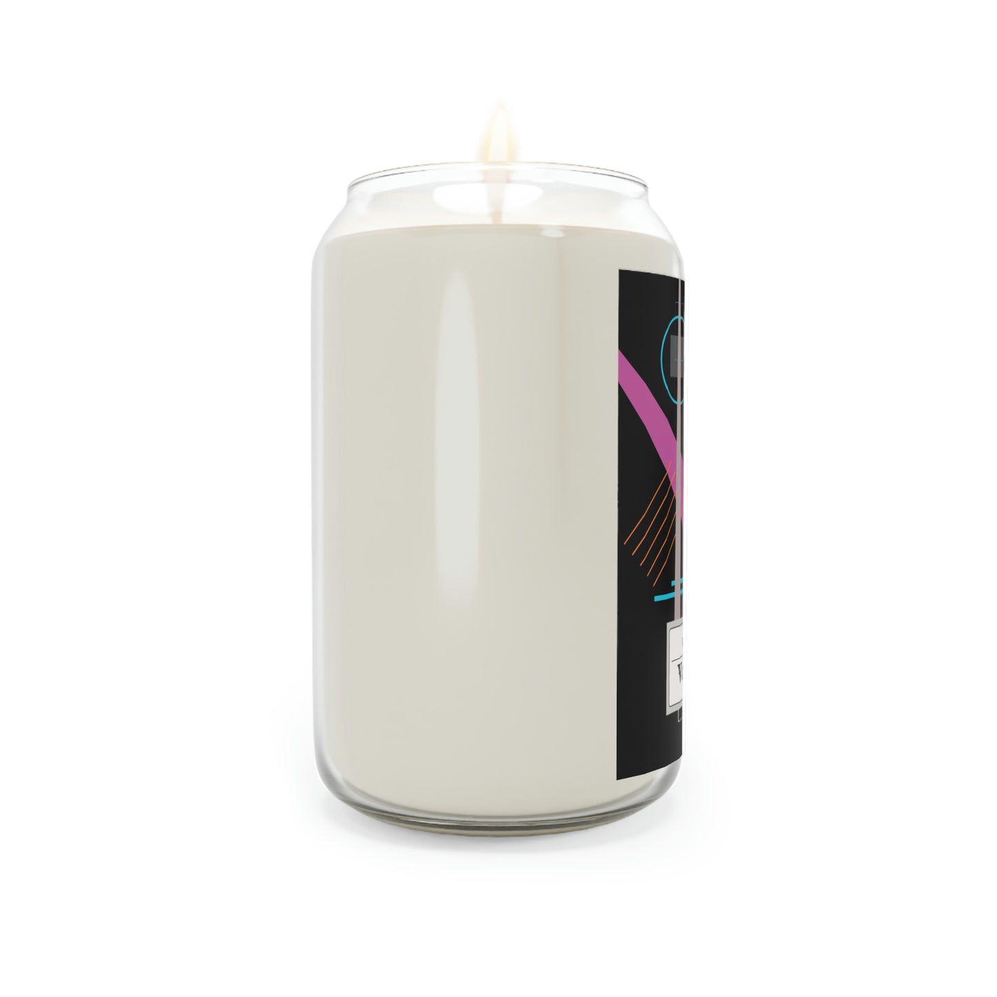 Wicked Candles Take OFF Neon Black Large Soy Candle, 13.75oz