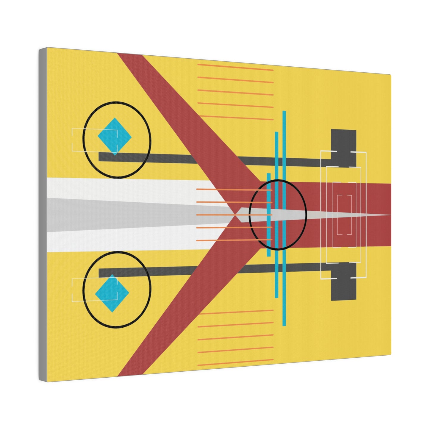 Burst of Sunshine - The Take Off Series: Geometric Abstract Wall Art