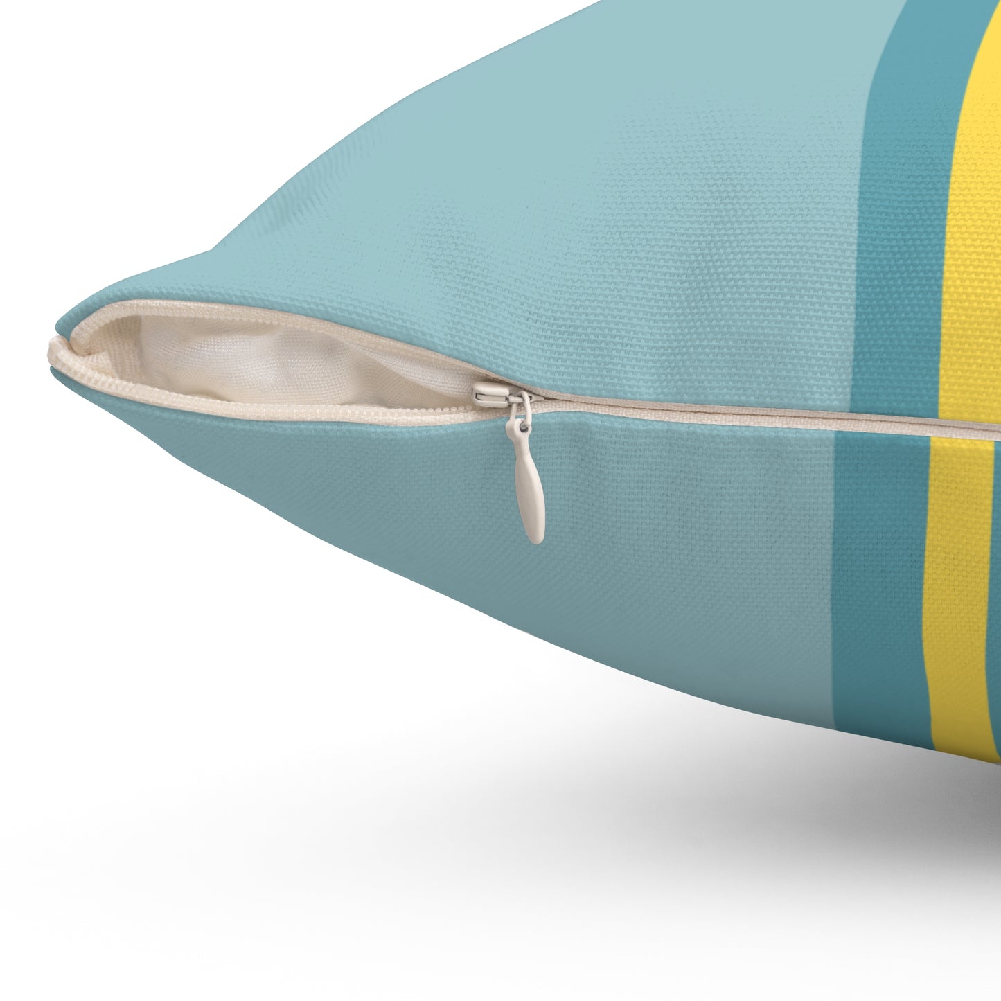 Quadrant 2 - The Flat Line Series: Spun Polyester Square Pillow