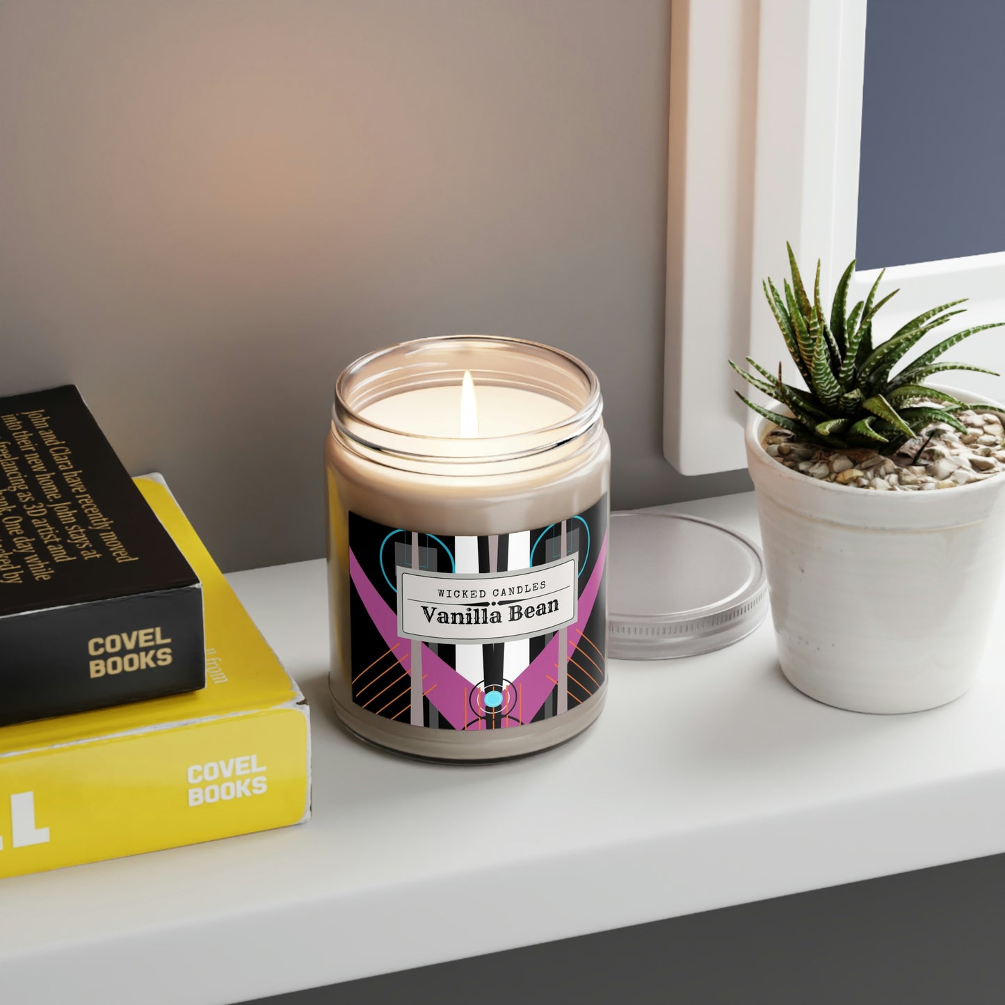 Wicked Candles Take OFF Black Neon 9oz Soy Candle