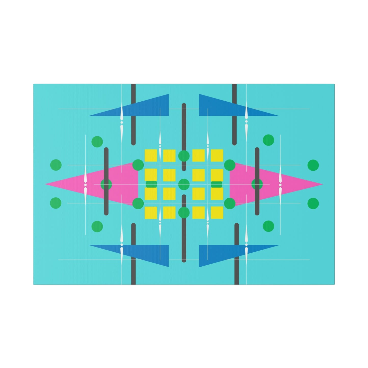 Teala - Universal Schematics 2: Geometric Abstract Deco Inspired Wall Art