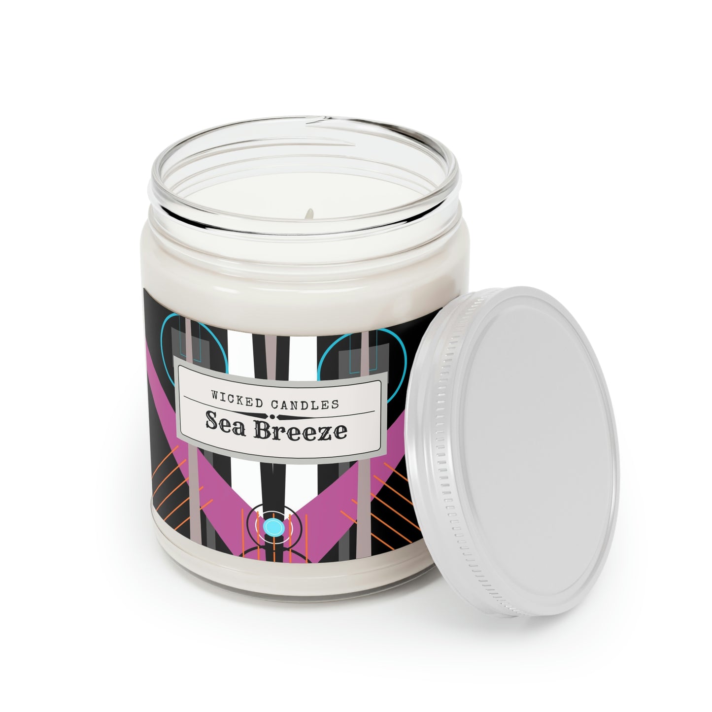 Wicked Candles Take OFF Black Neon 9oz Soy Candle