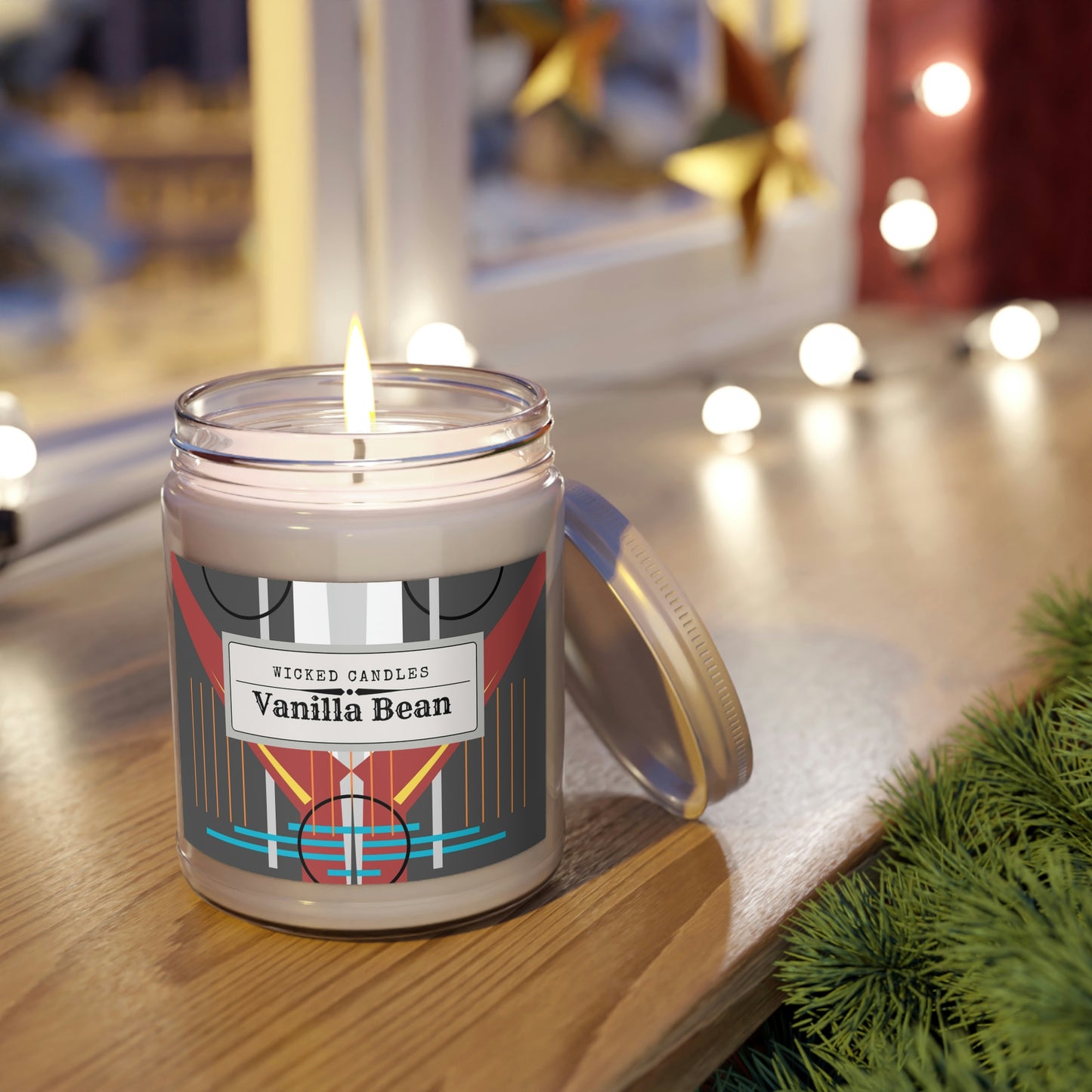 Wicked Candles Take OFF Steel Grey 9oz Soy Candle