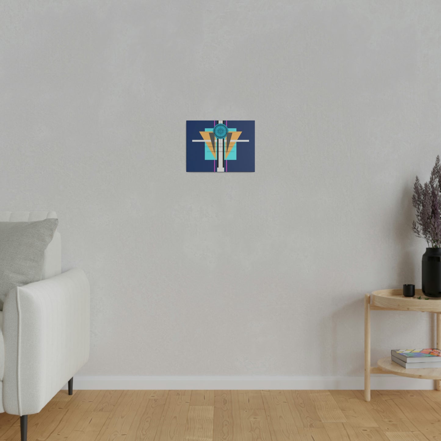 Deco One - Temple: Geometric Abstract Deco Inspired Wall Art