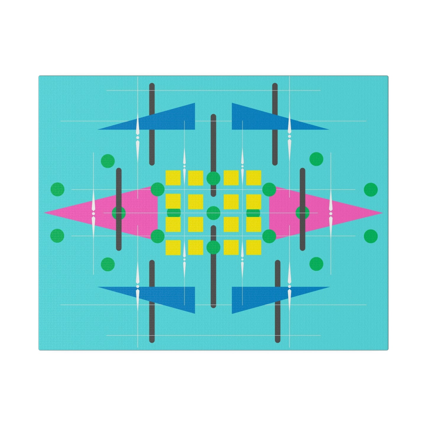 Teala - Universal Schematics 2: Geometric Abstract Deco Inspired Wall Art