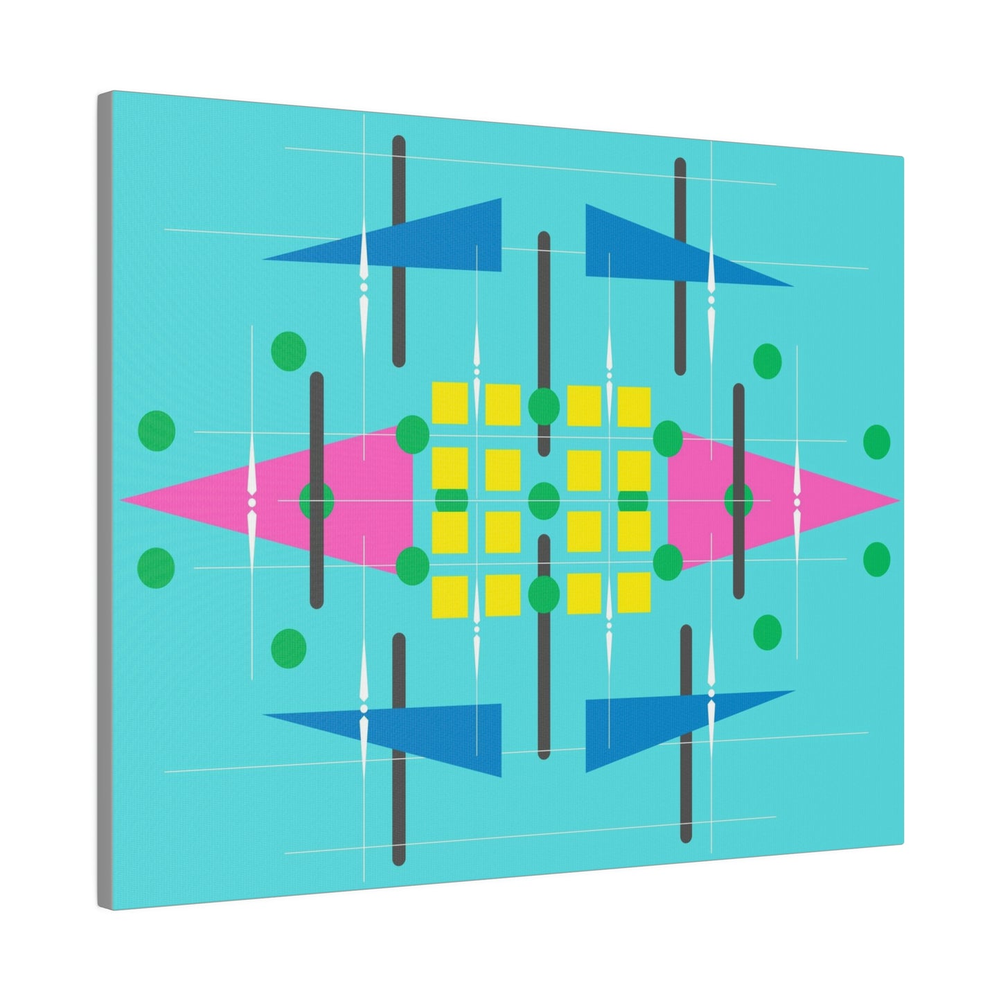 Teala - Universal Schematics 2: Geometric Abstract Deco Inspired Wall Art