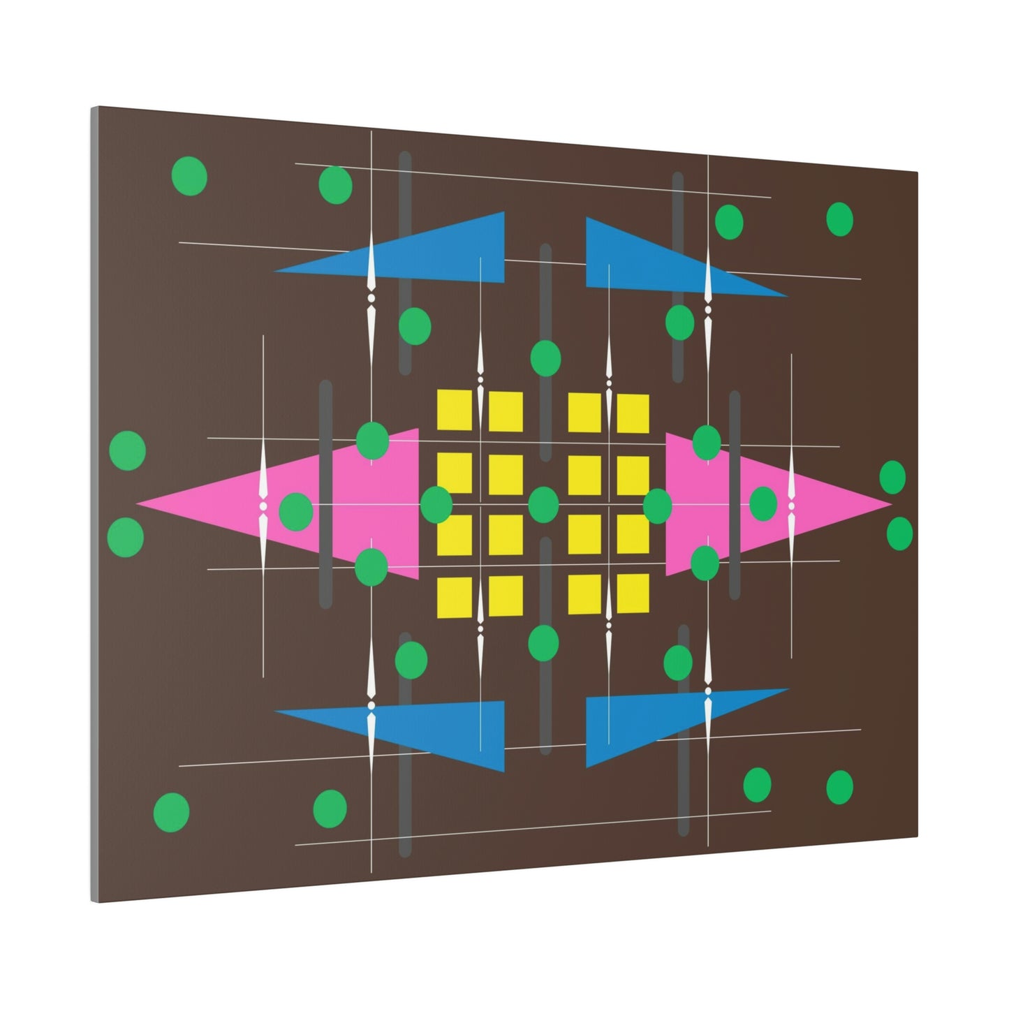 Aztek Maze - Universal Schematics 5: Geometric Abstract Deco Inspired Wall Art