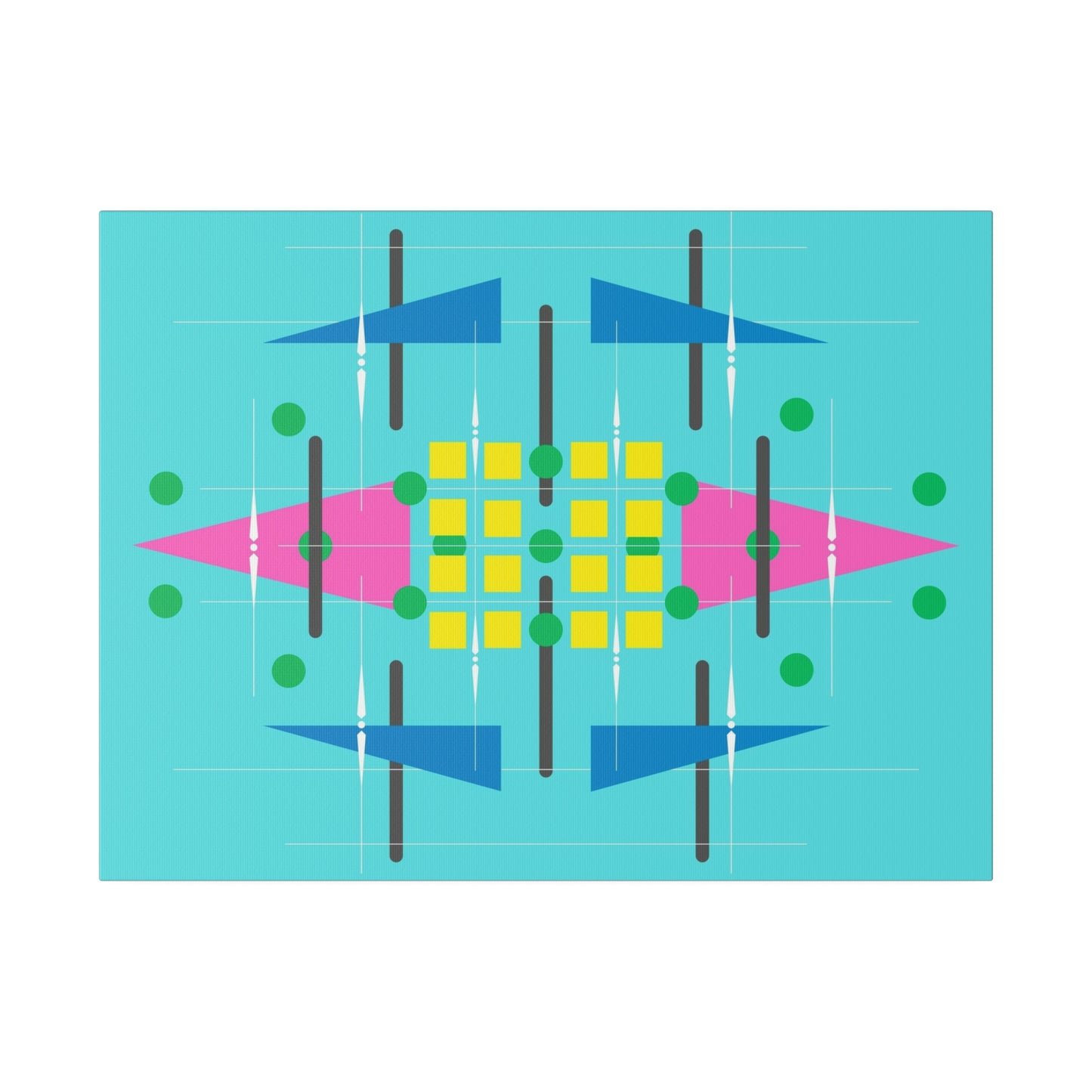 Teala - Universal Schematics 2: Geometric Abstract Deco Inspired Wall Art