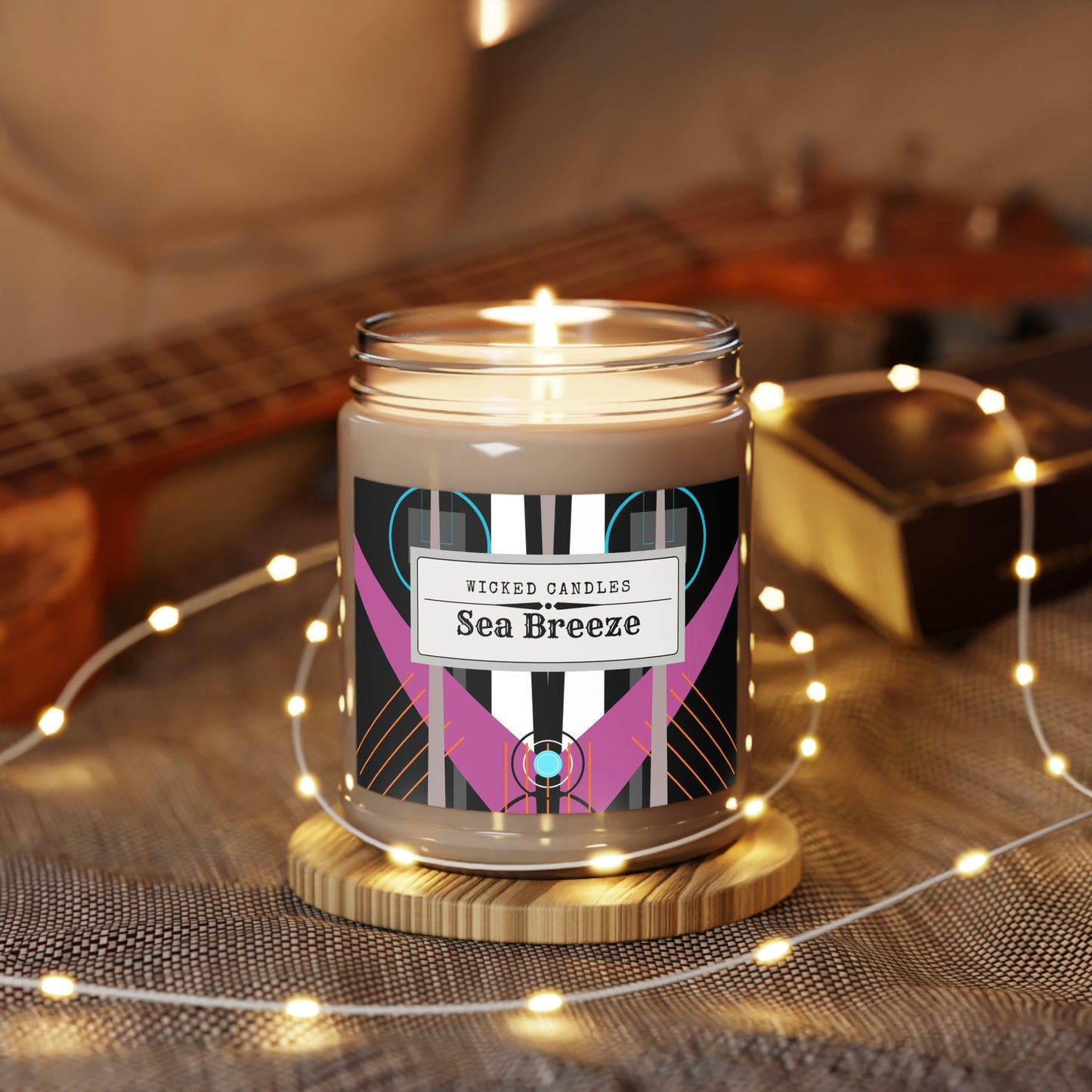 Wicked Candles Take OFF Black Neon 9oz Soy Candle