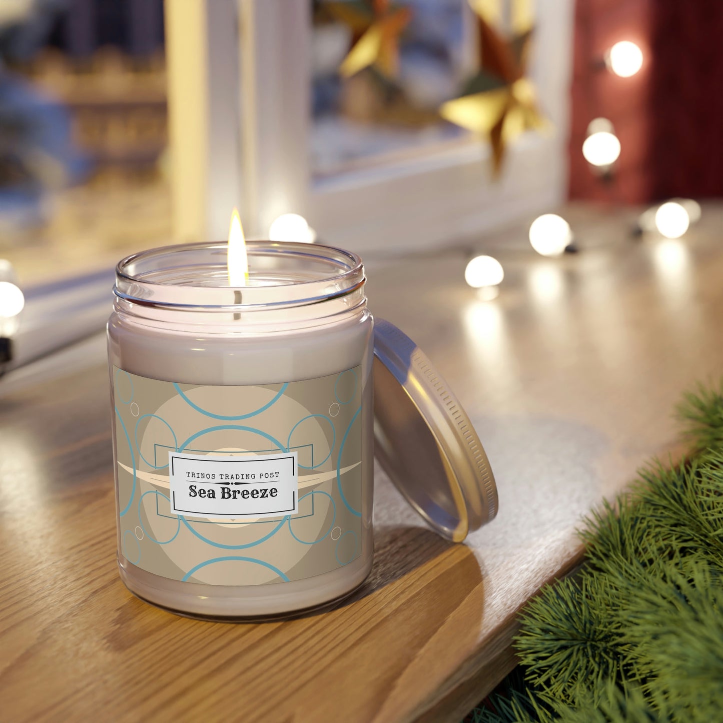 Wicked Candles Deco Beige Oscillation Scented Soy Candles, 9oz
