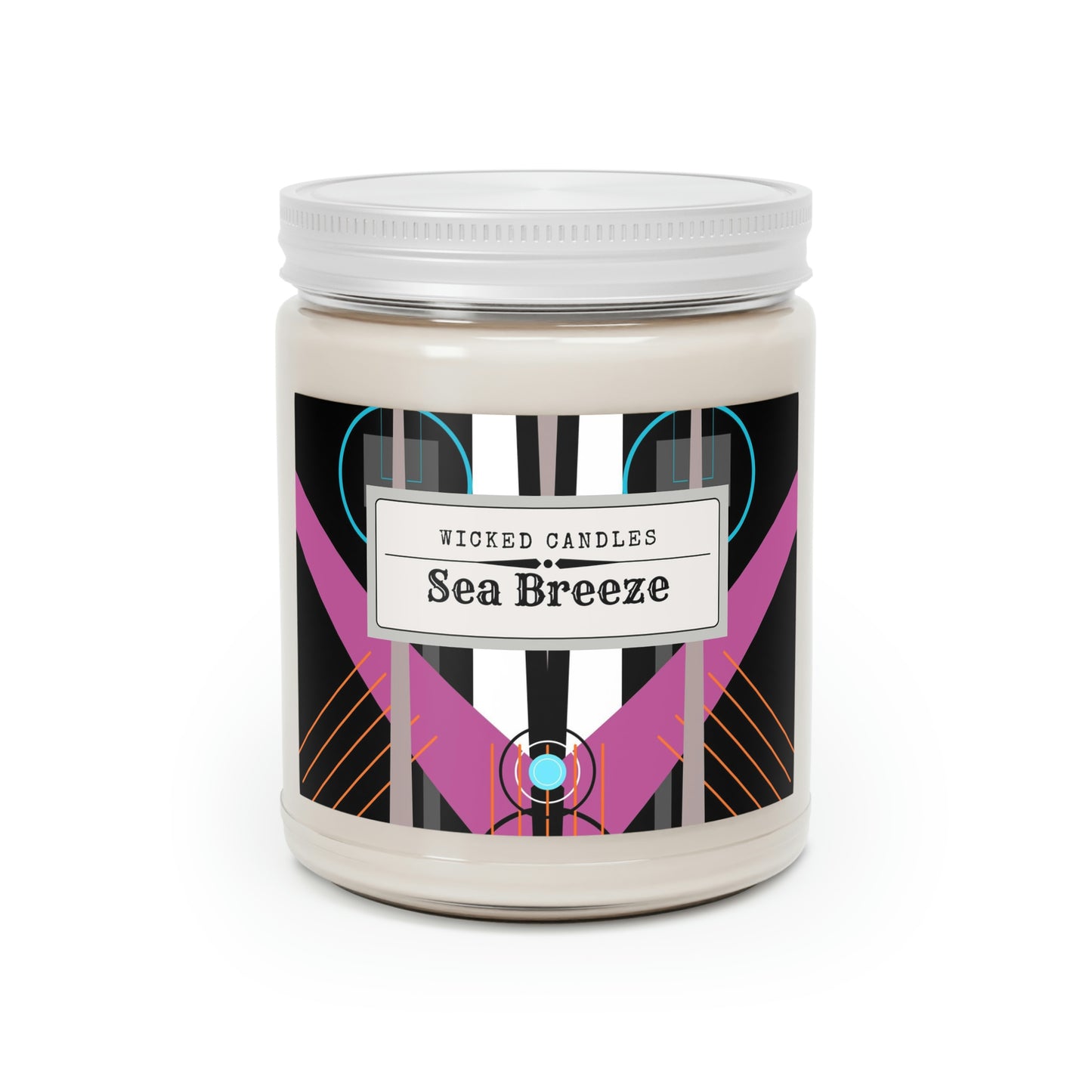 Wicked Candles Take OFF Black Neon 9oz Soy Candle