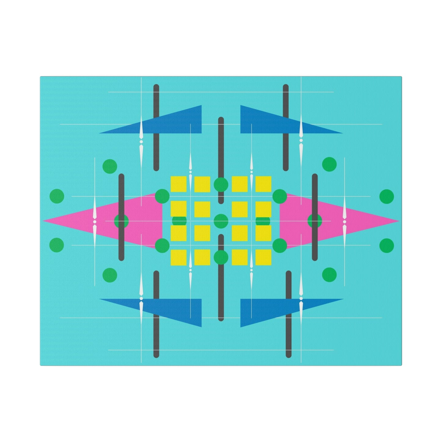 Teala - Universal Schematics 2: Geometric Abstract Deco Inspired Wall Art