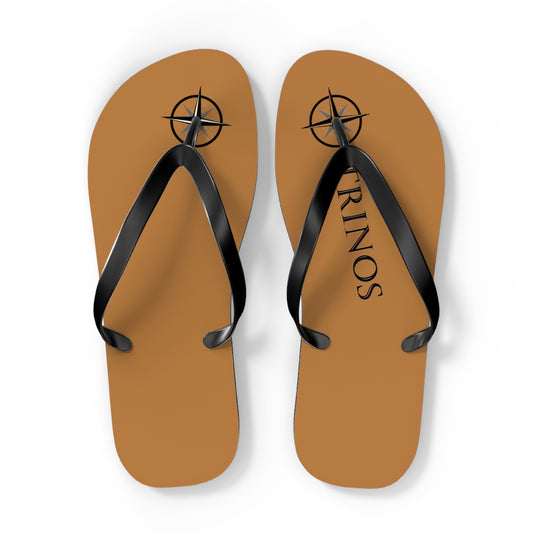 Trinos Light Brown Flip Flops