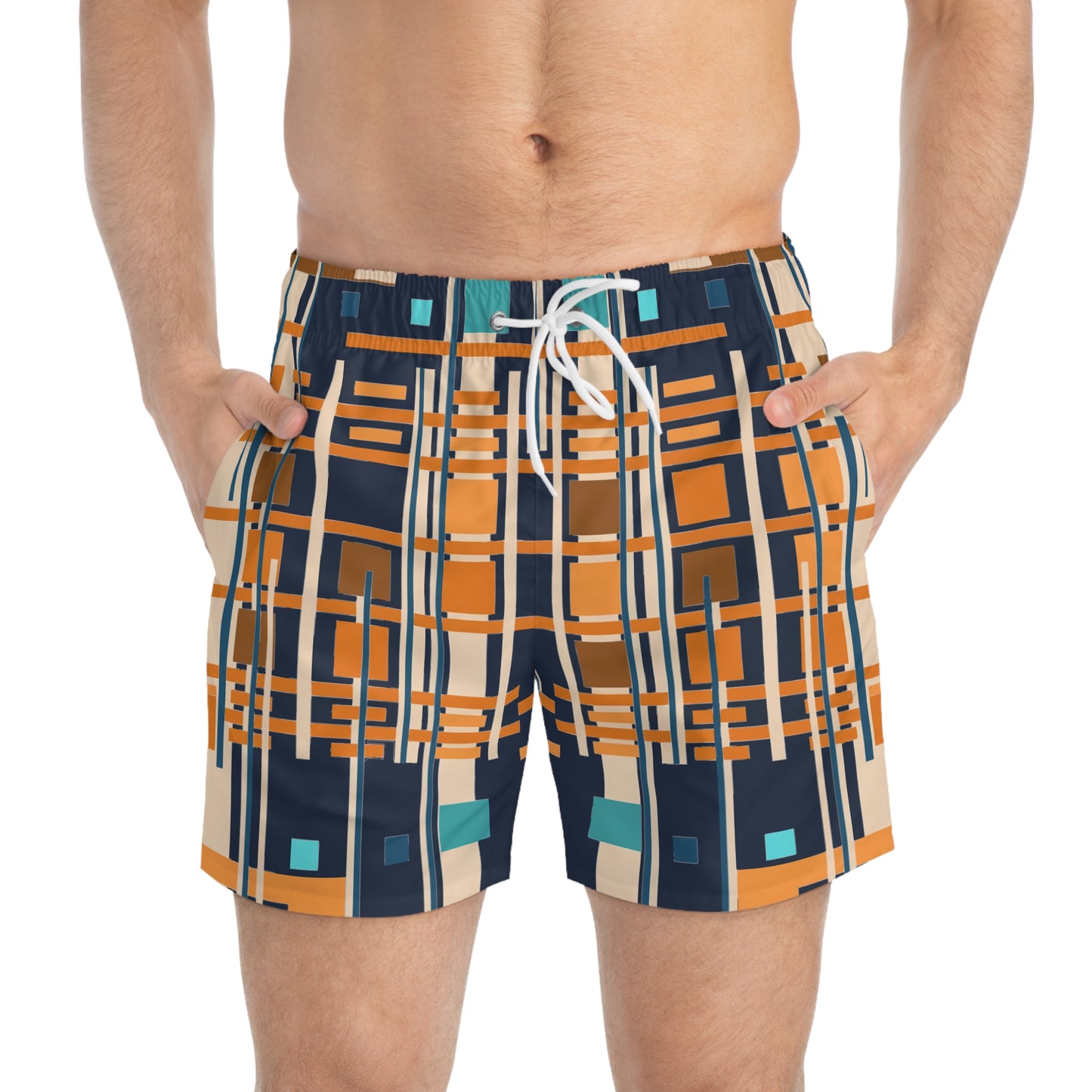 Midnight Blue Bamboo Swim Trunks