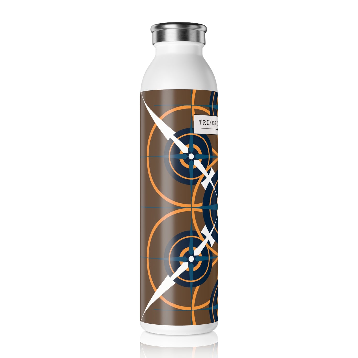 Casino Classic Retro Compass Rose 20oz Slim Water Bottle