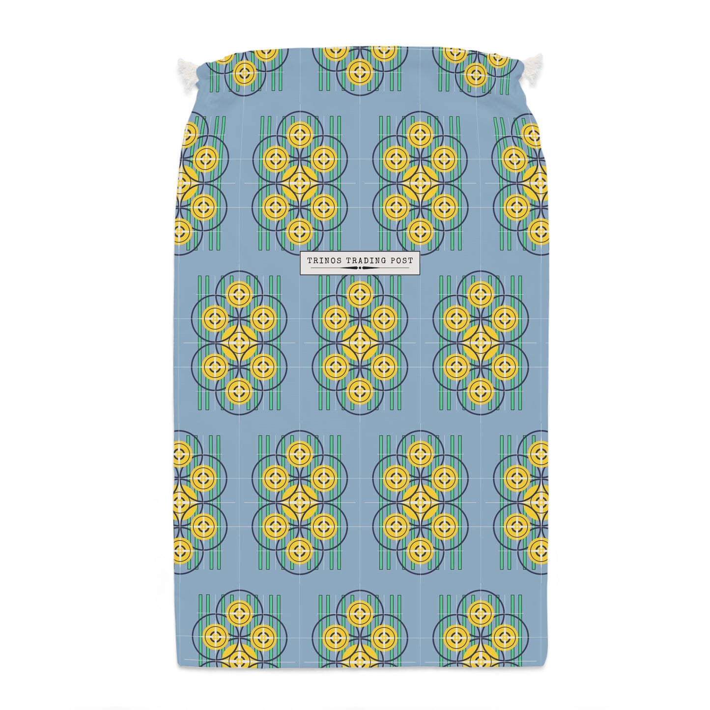 Sunflower Yellow Compass Rose Super Delux Laundry Sack