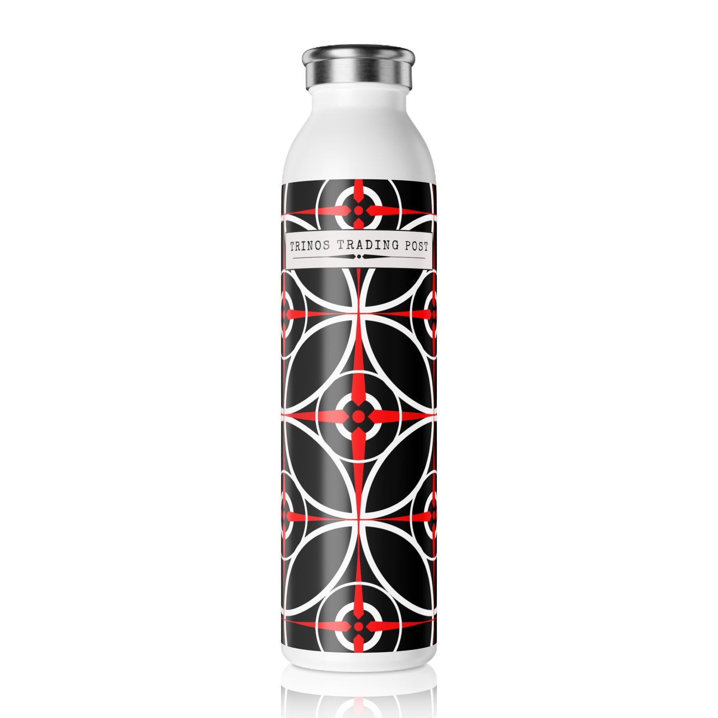 Black Cove Compass Rose 20oz Slim Water Bottle