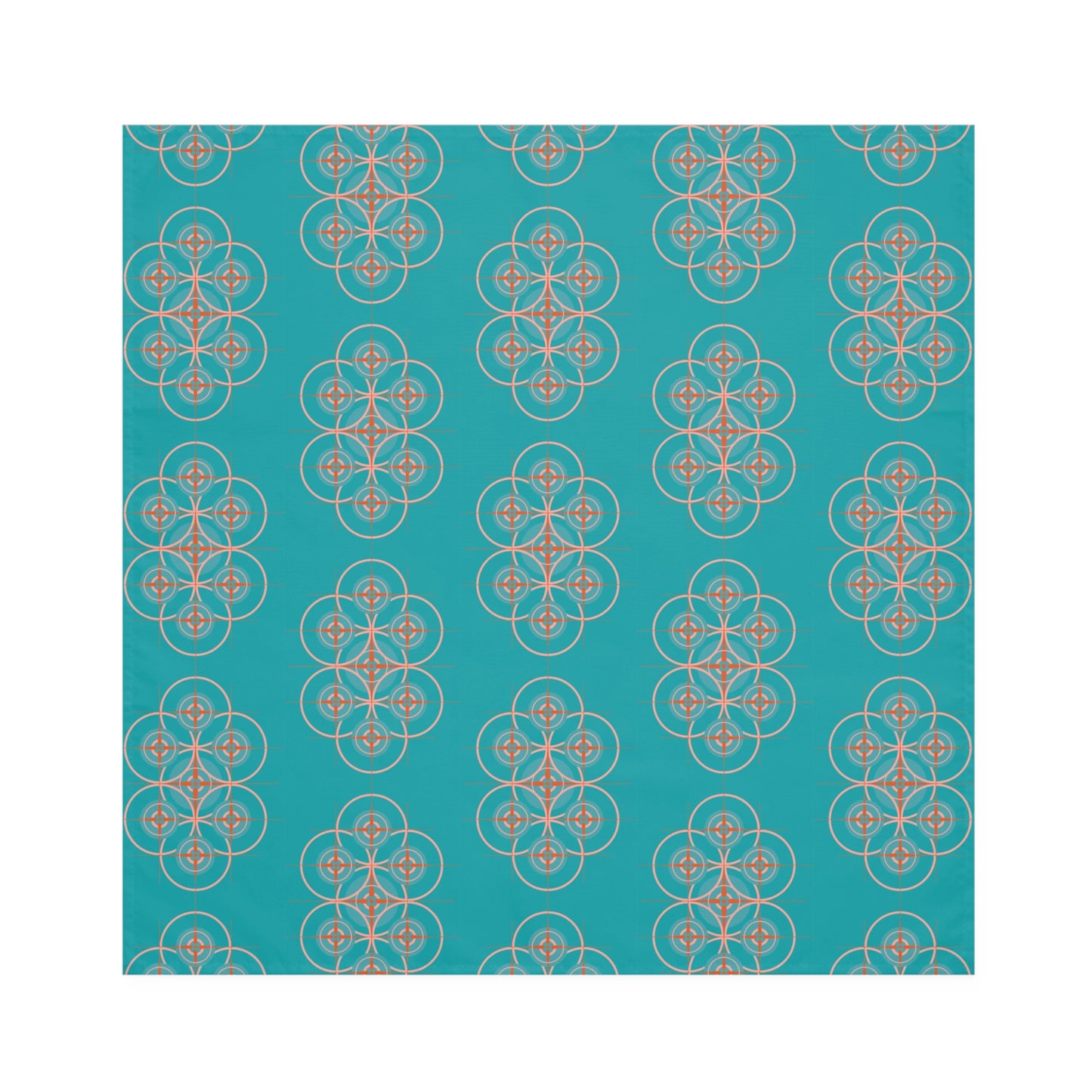 Miami Blue Cherry Blossom Graphic Napkin