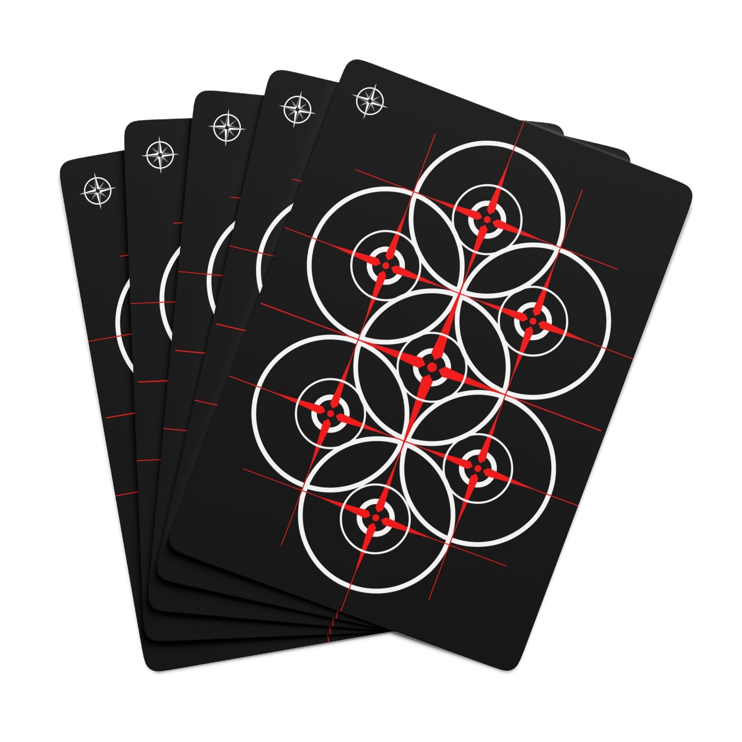 Casino - Black Cove Compass Rose Custom Poker Cards