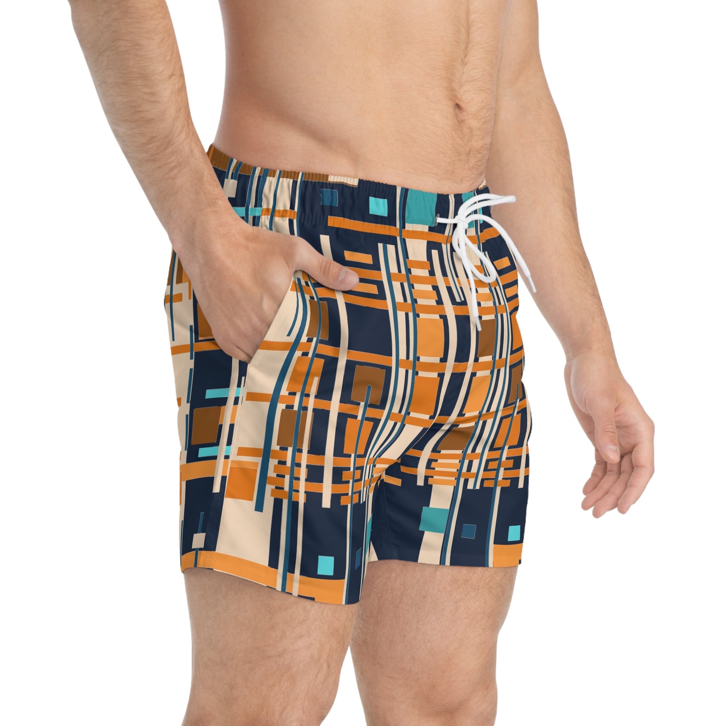 Midnight Blue Bamboo Swim Trunks