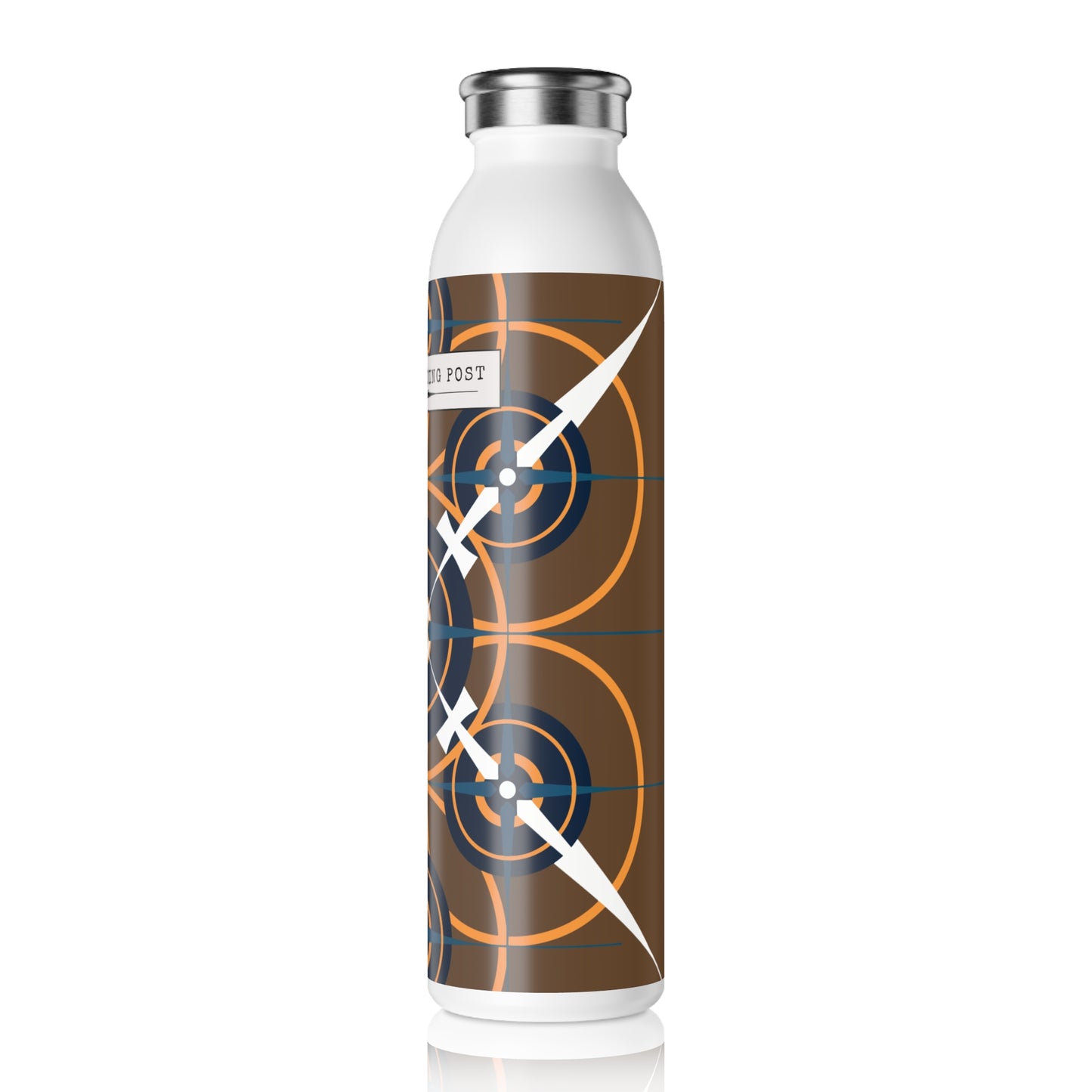 Casino Classic Retro Compass Rose 20oz Slim Water Bottle