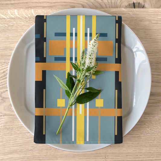 Steel Tin Grey Bamboo Napkin