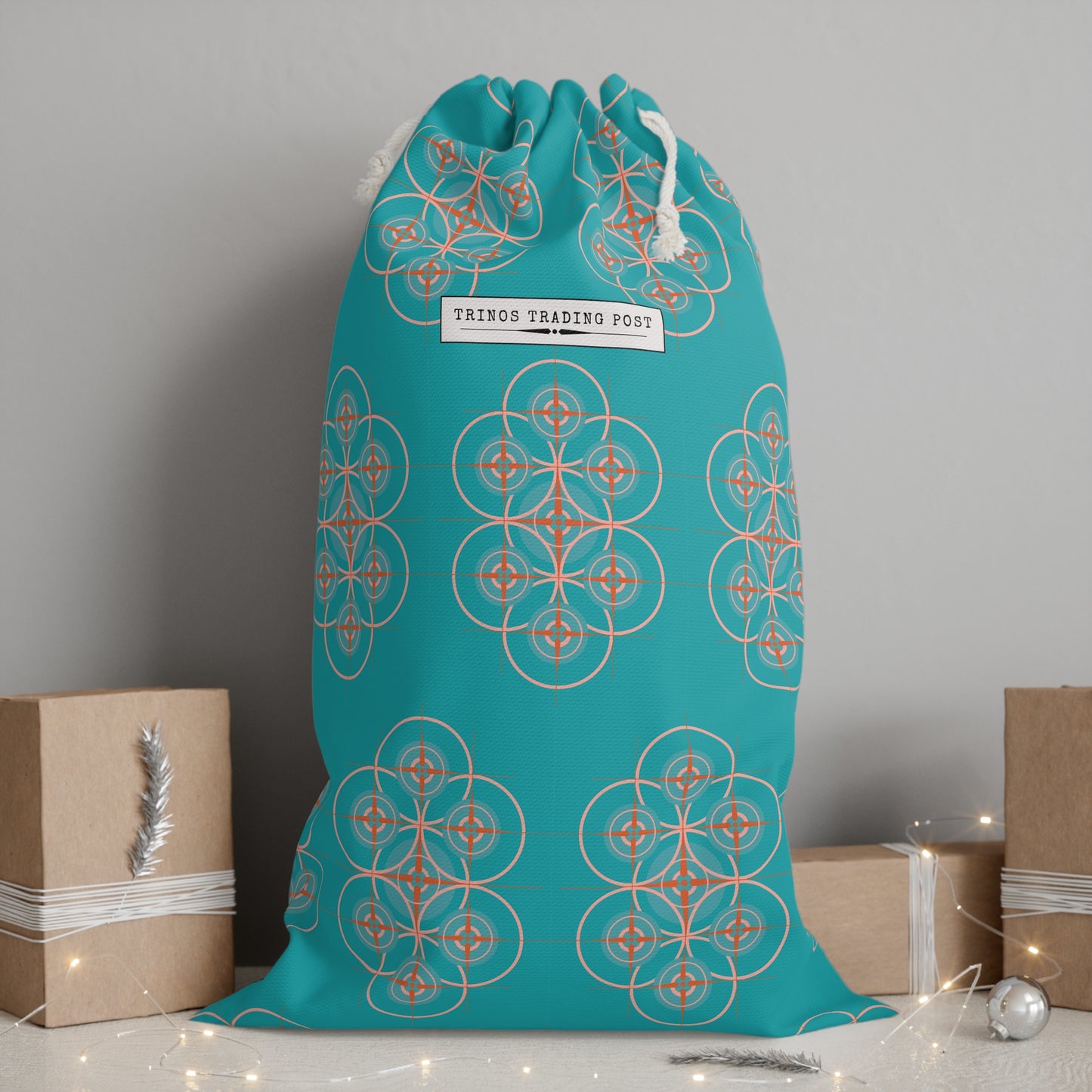 Miami Blue Cherry Blossom Super Delux Laundry Sack