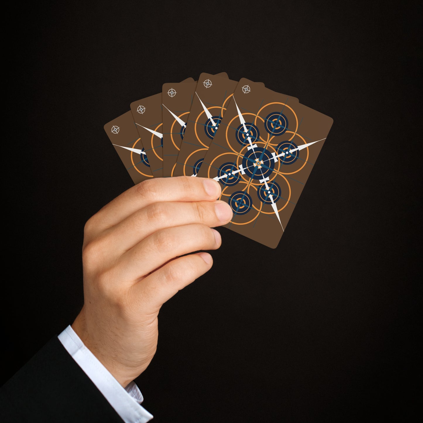 Casino - Classic Retro Compass Custom Poker Cards