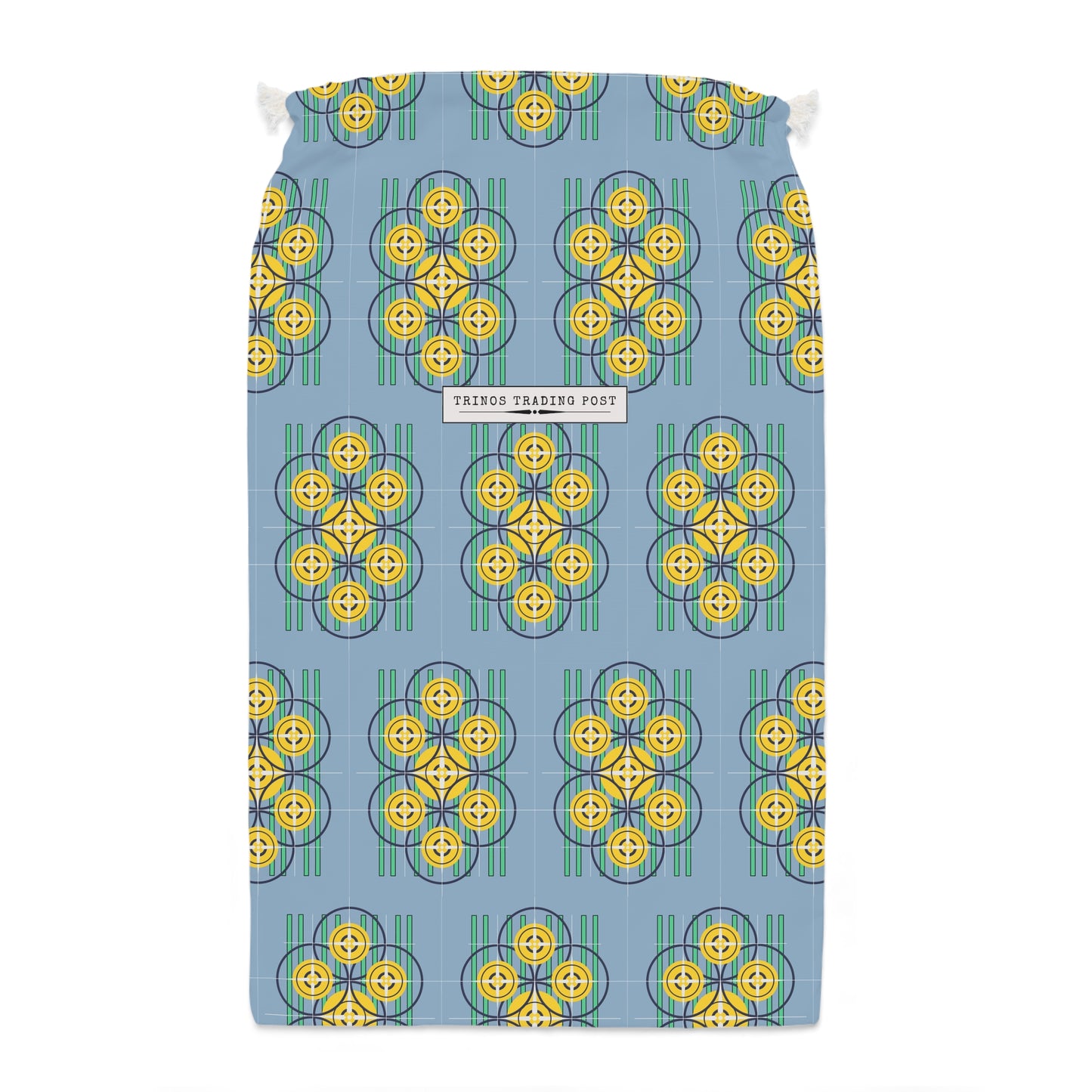 Sunflower Yellow Compass Rose Super Delux Laundry Sack