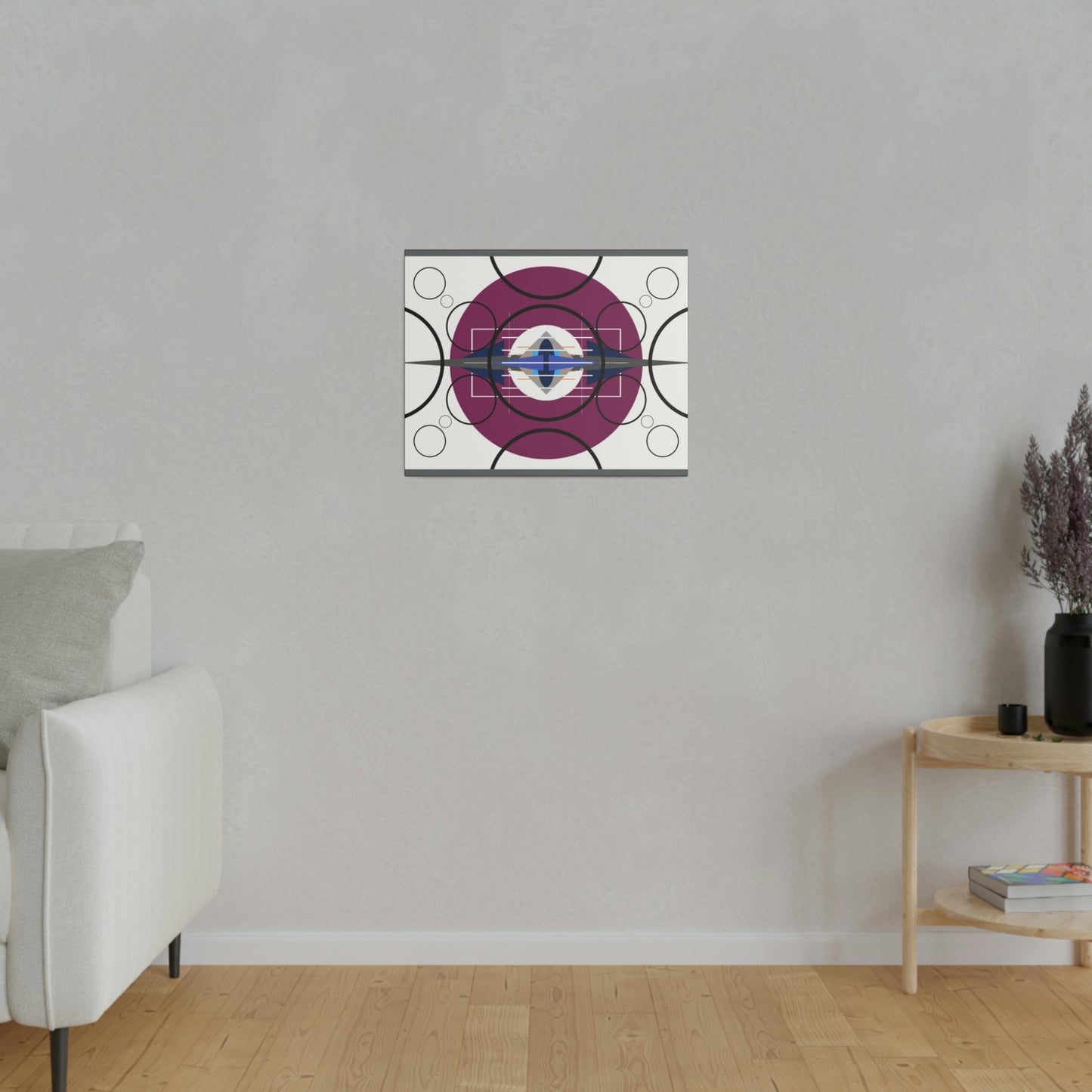 Deco 3 - Pressing Oscillation: Geometric Abstract Deco Inspired Wall Art