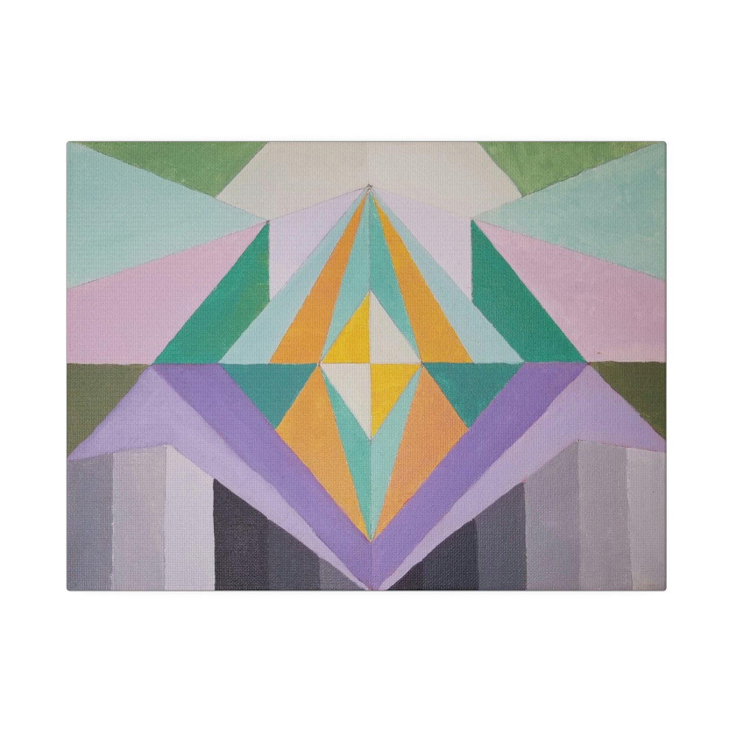 Devonian Tetra - The Mighty Mountain Series: Abstract Geometric Wall Art