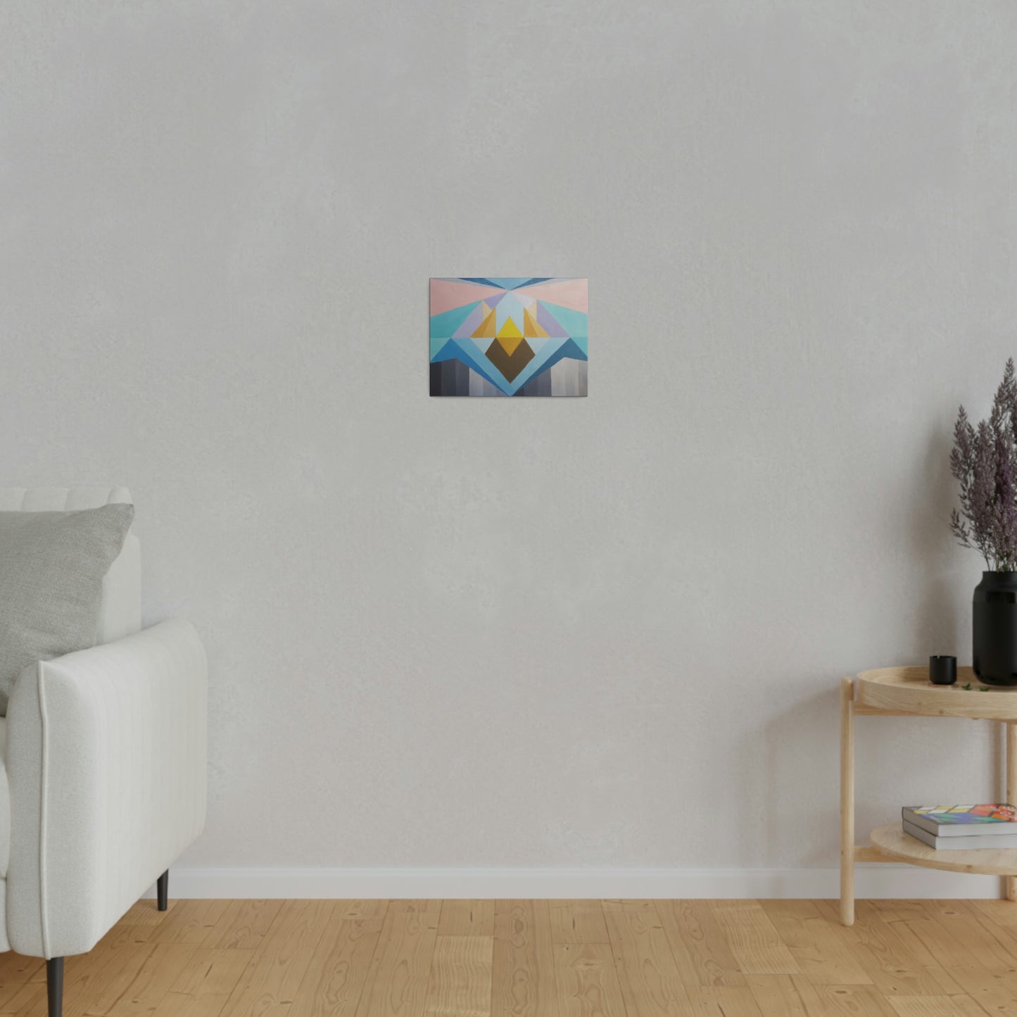 Hydro Climb - The Mighty Mountain Series: Part of the Across the Universe Collection Abstract Geometric Wall Art