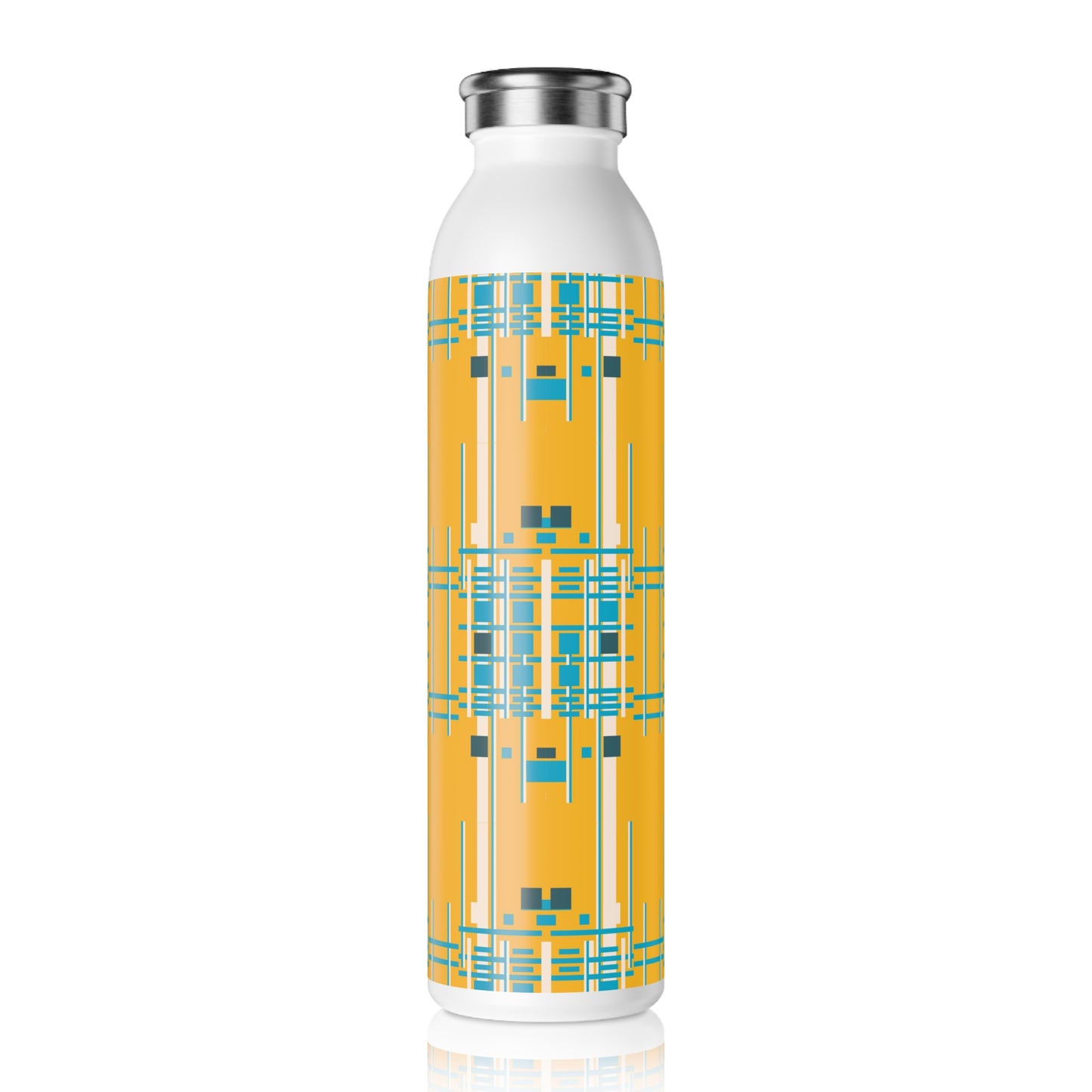 Trinos Trading Post: Lemon Yellow Bamboo 20oz Slim Water Bottle