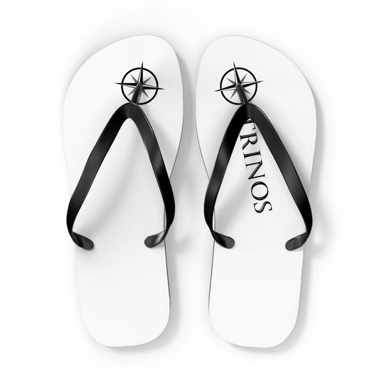 Trinos White Flip Flops