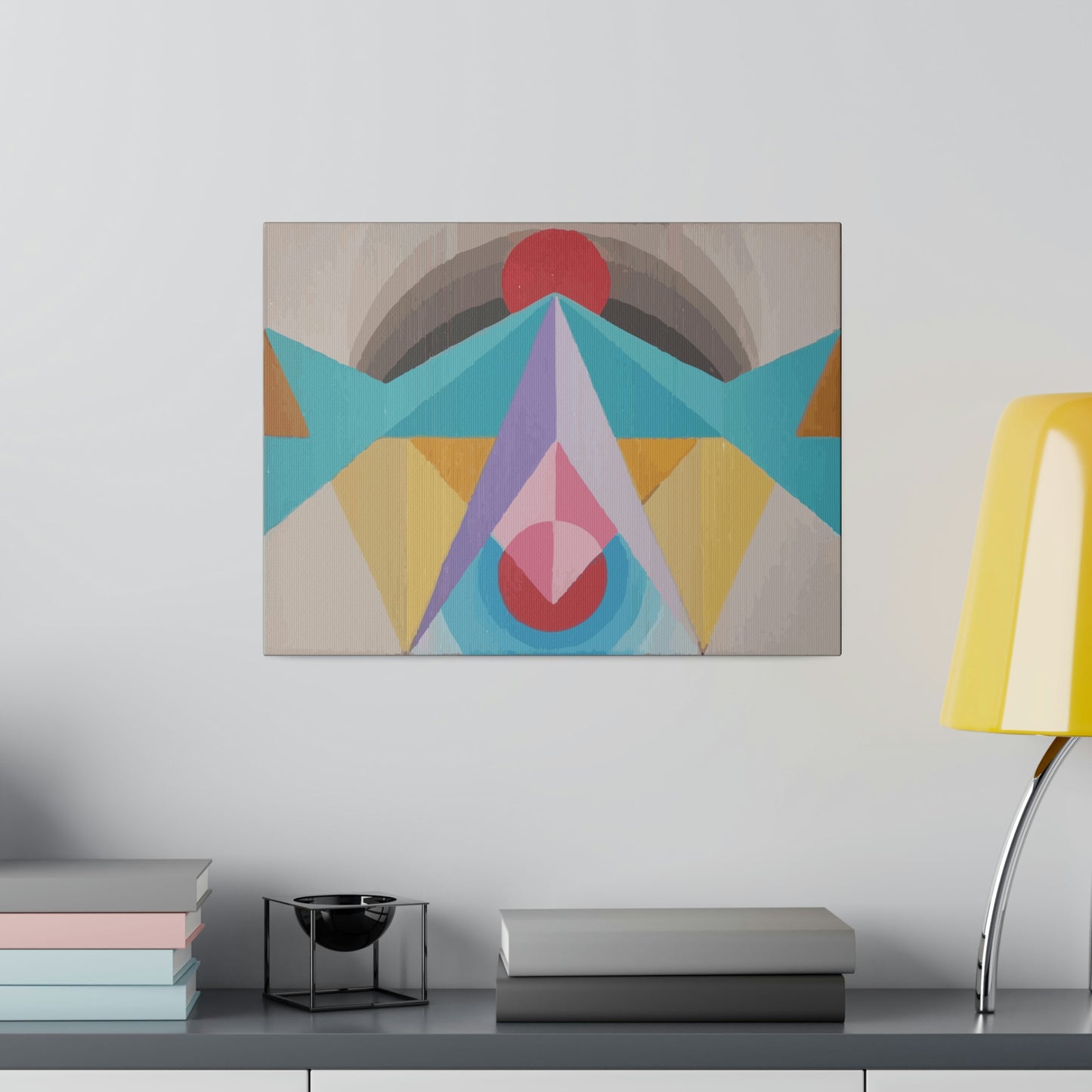 Soul - The Mighty Mountain Series: Part of the Across the Universe Collection Abstract Geometric Wall Art