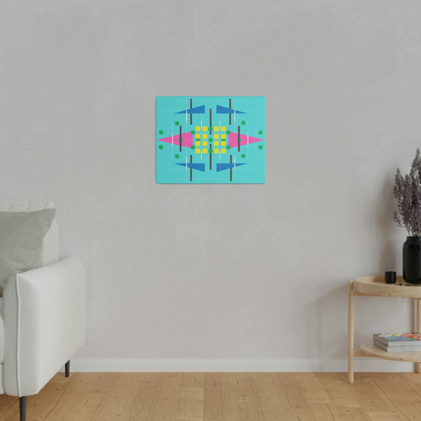 Teala - Universal Schematics 2: Geometric Abstract Deco Inspired Wall Art