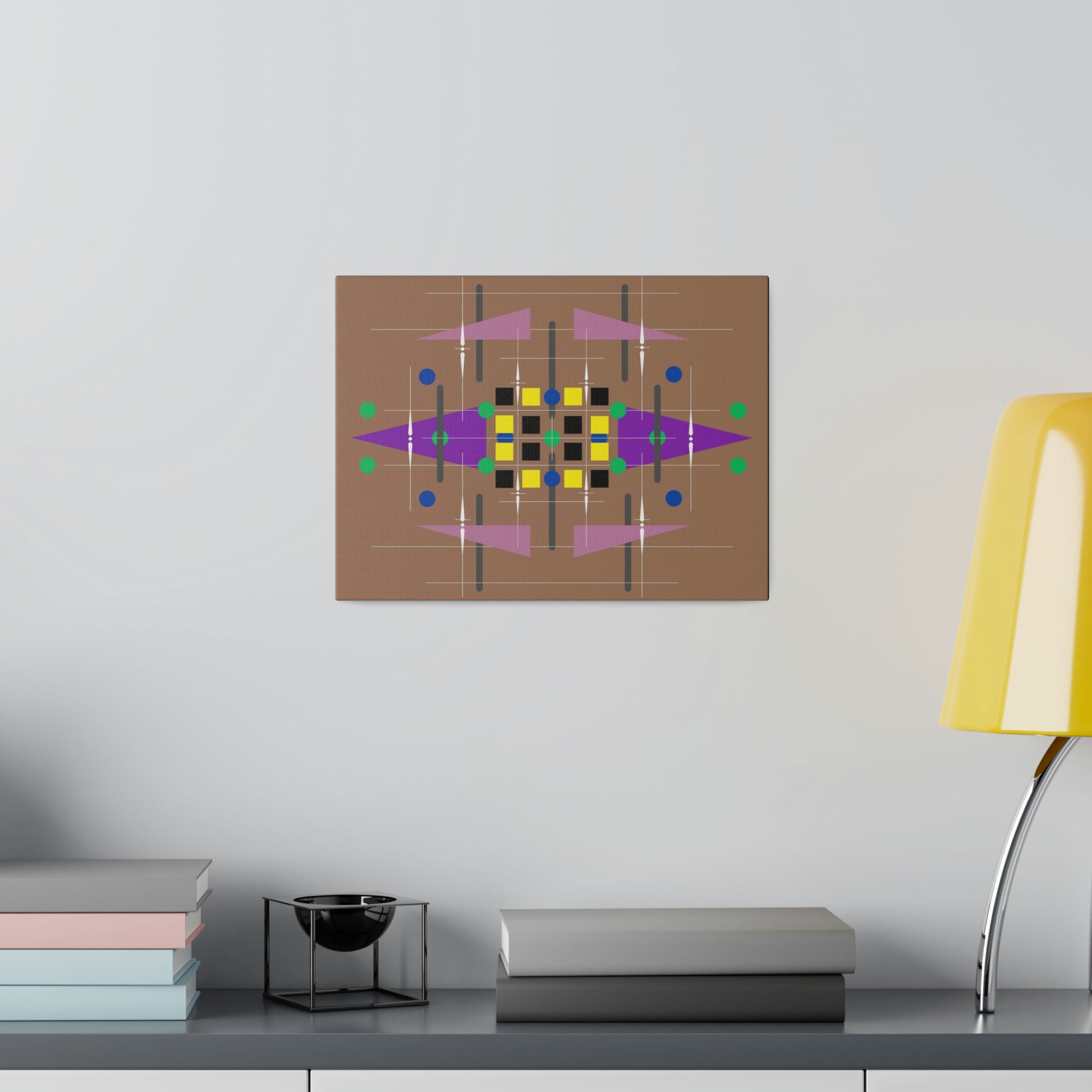 Geometric Abstract Deco Inspired Wall Art