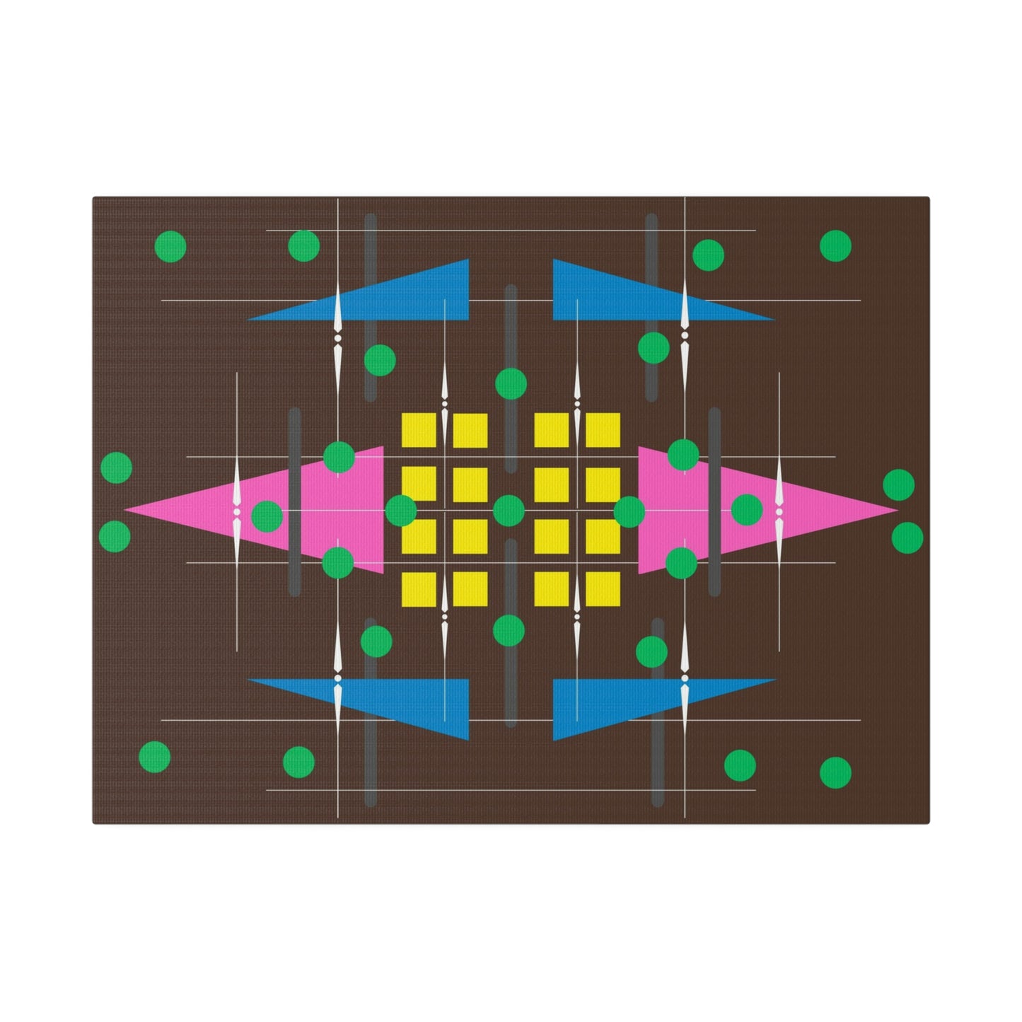 Aztek Maze - Universal Schematics 5: Geometric Abstract Deco Inspired Wall Art