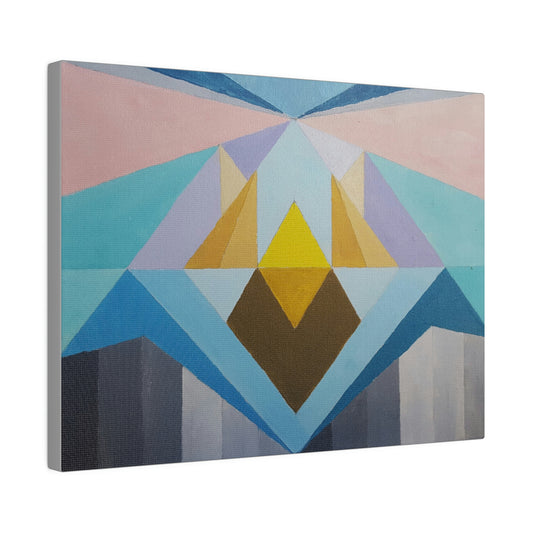 Hydro Climb - The Mighty Mountain Series: Part of the Across the Universe Collection Abstract Geometric Wall Art