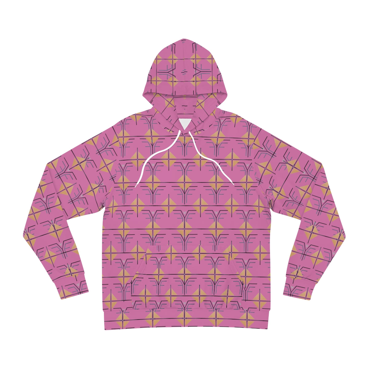 The Shield and Crest Hoodie - Lt. Pink