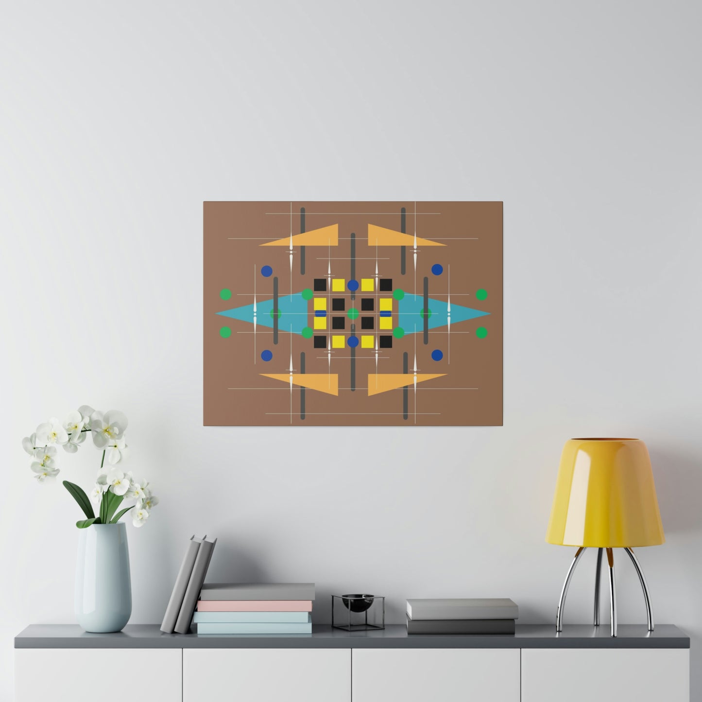 Harvest - Universal Schematics 3: Geometric Abstract Deco Inspired Wall Art