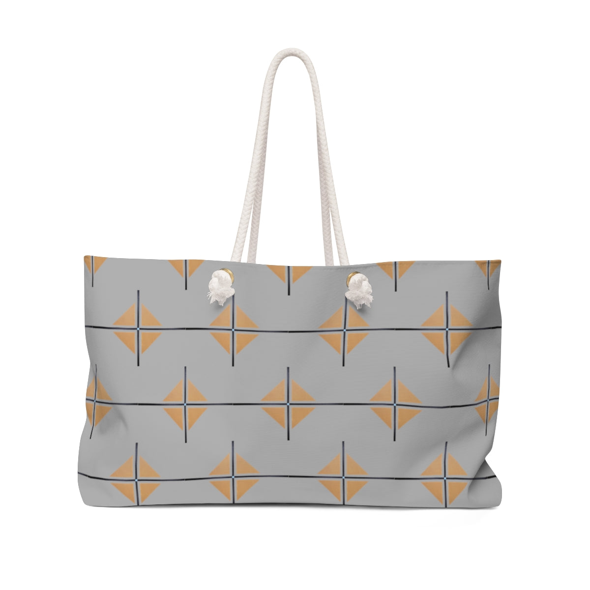 The Diamond Off-Set Weekender: Grey